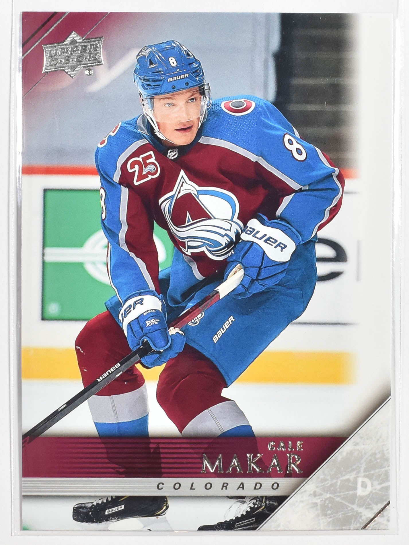 Cale Makar T-18 Colorado Avalanche Upper Deck 2021 Extended Series
