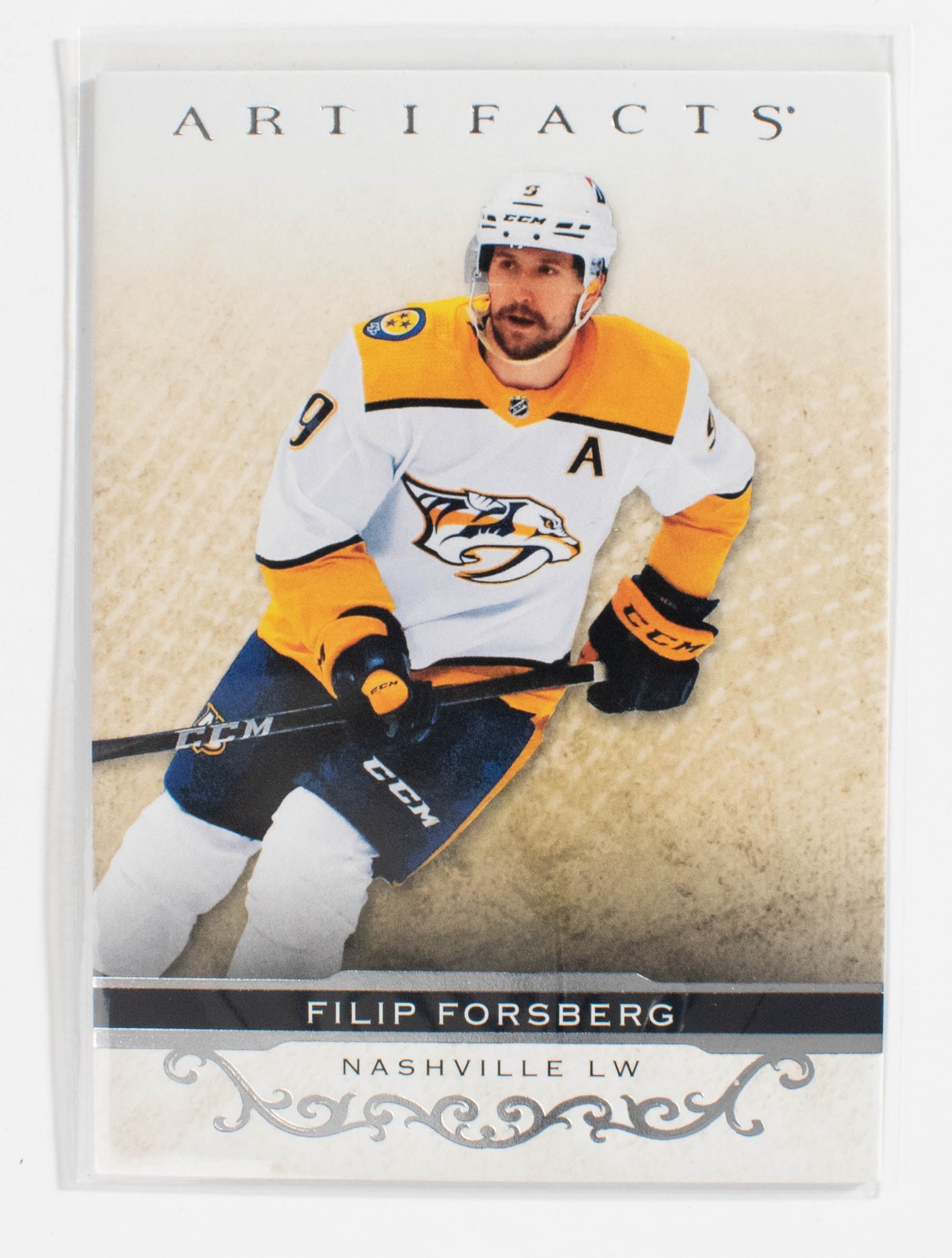 Filip Forsberg 99 Artifacts Hockey 21-22 UD Silver