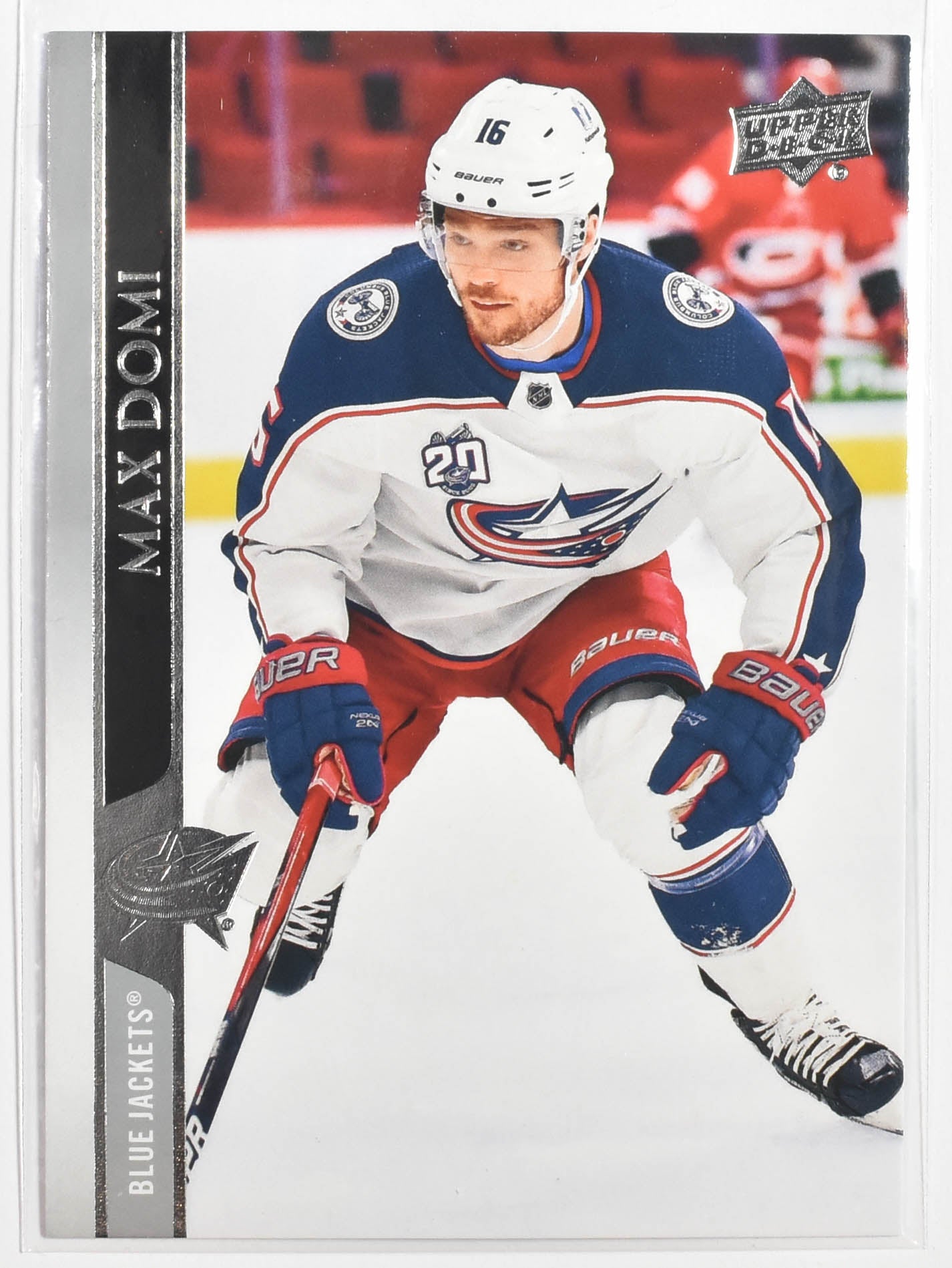 Max Domi 536 Columbus Blue Jackets Upper Deck 2021 Extended Series
