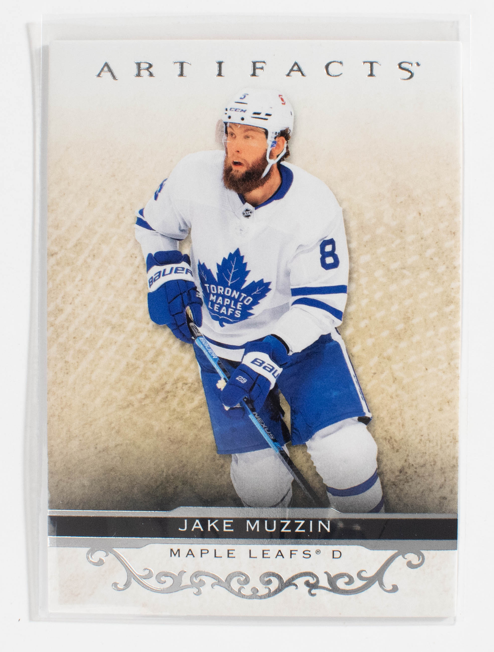 Jake Muzzin 39 Artifacts Hockey 21-22 UD Silver Maple Leafs