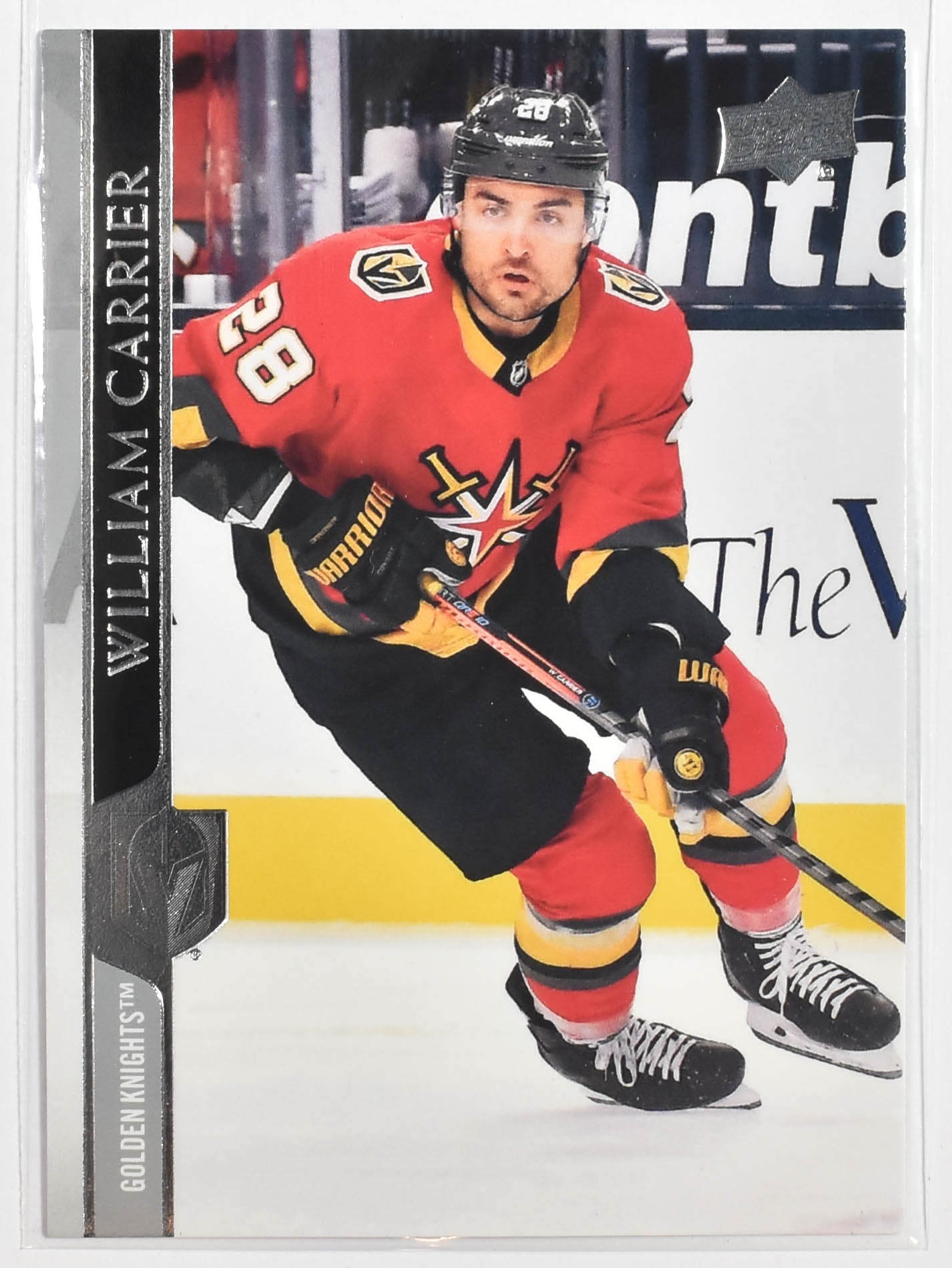 William Carrier 639 Golden Knights Upper Deck 2021 Extended Series