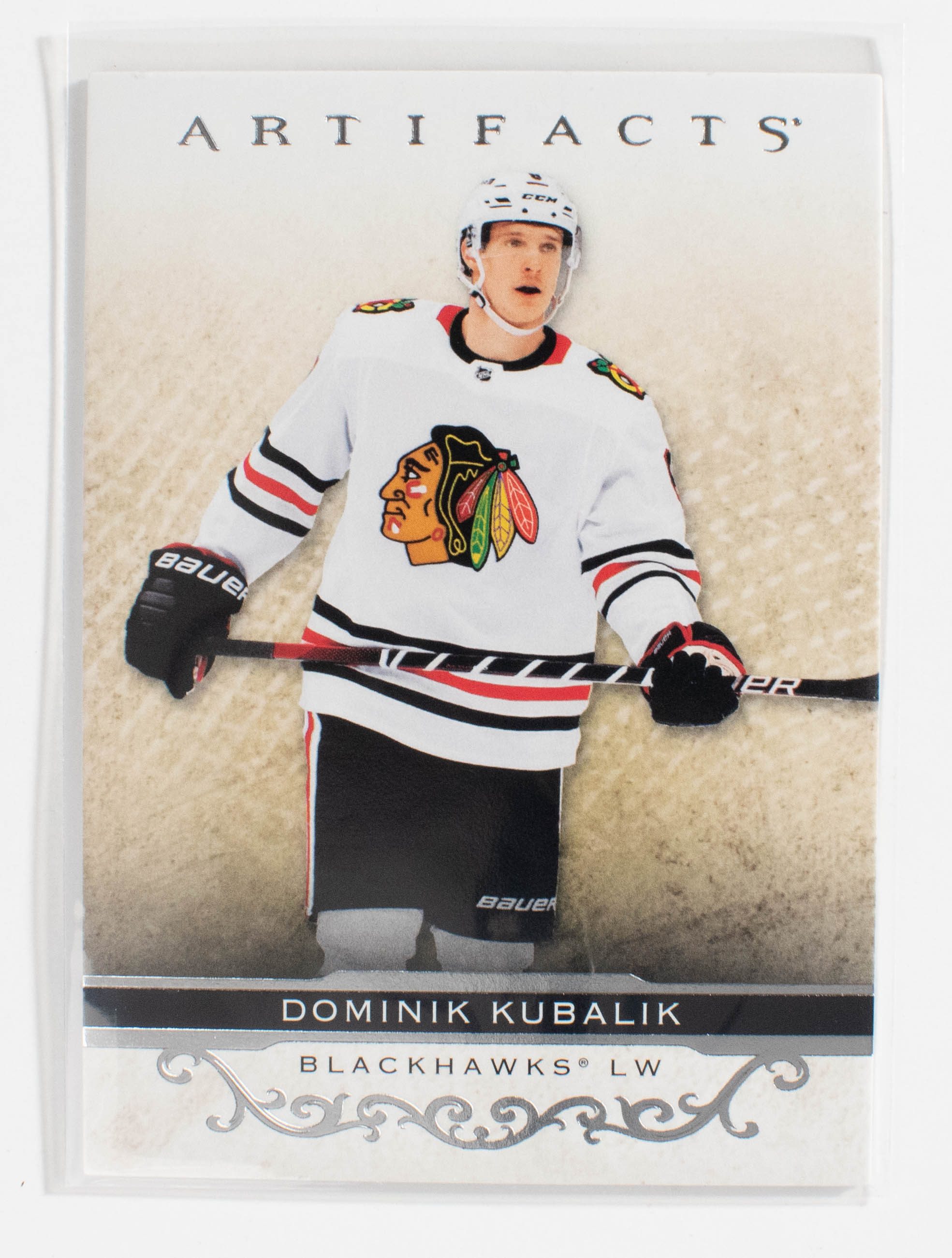 Dominik Kubalik 15 Black Hawks Artifacts Hockey 21-22 UD Silver