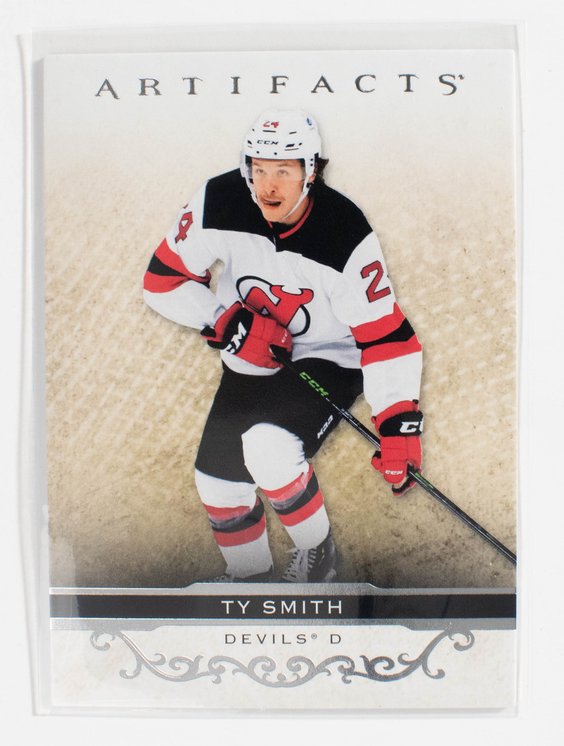 Ty Smith 61 Devils Artifacts Hockey 21-22 UD Silver
