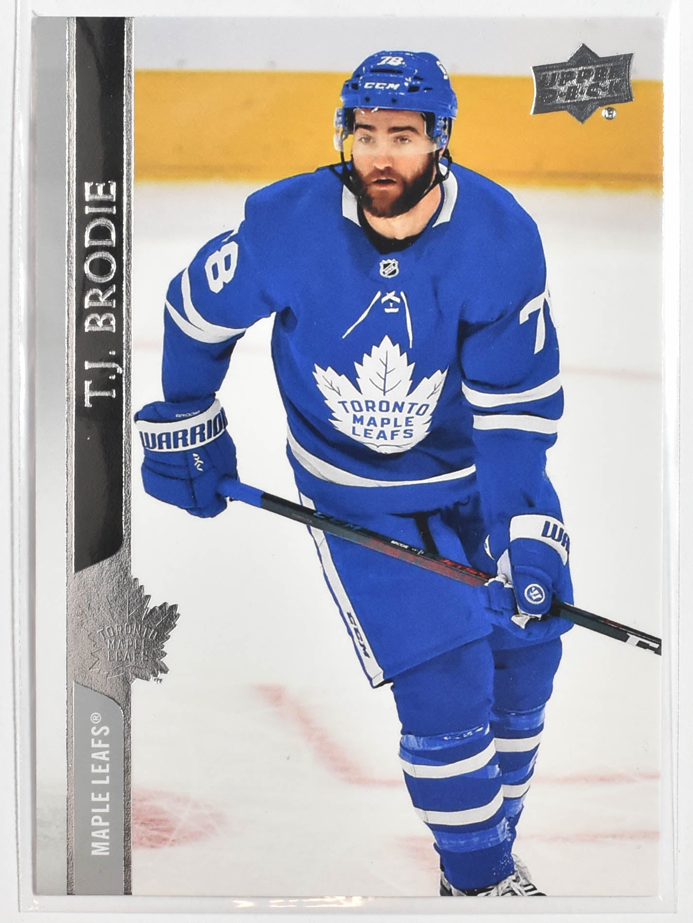 TJ Brodie 629 Toronto Maple Leafs Upper Deck 2021 Extended Series