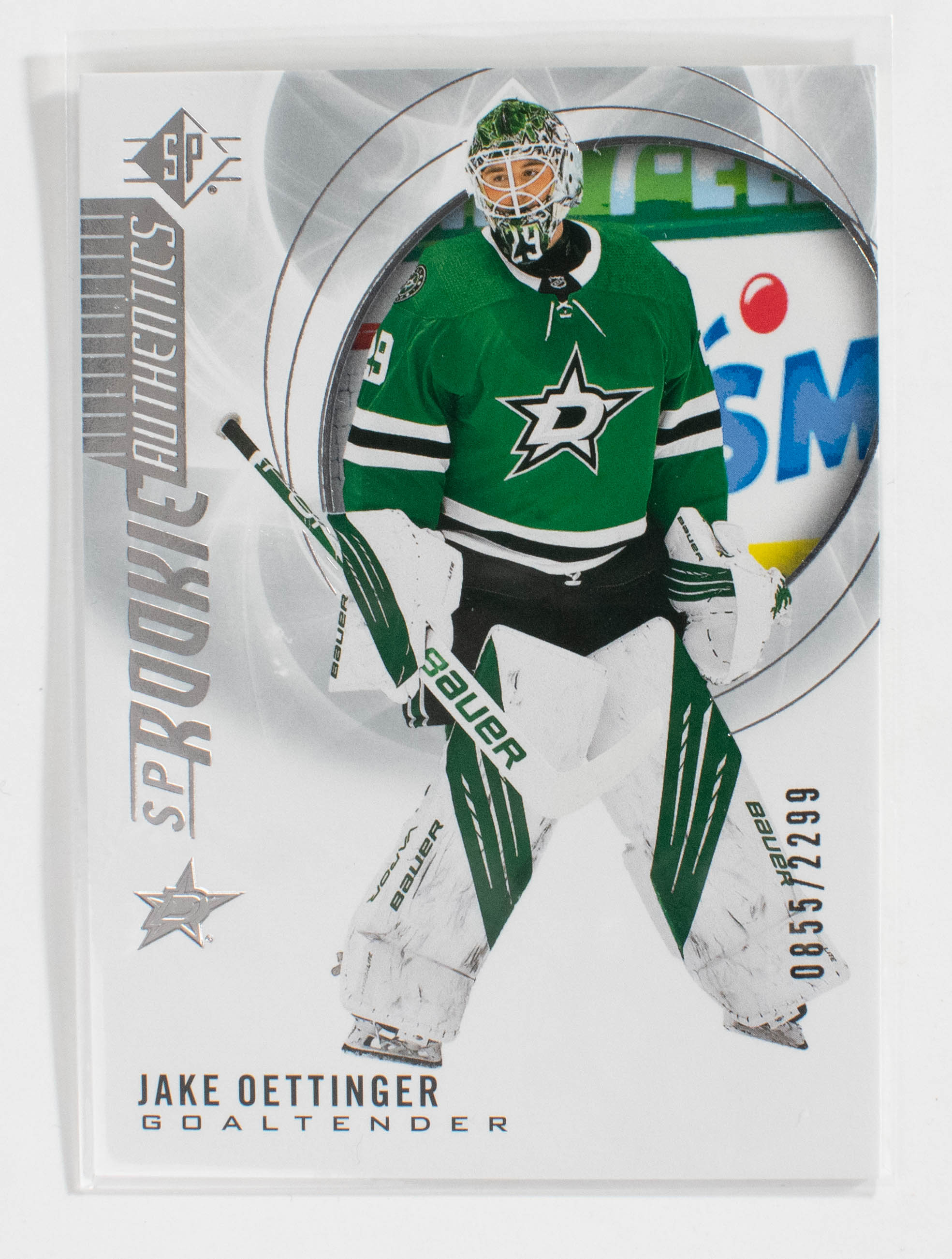 Jake Oettinger 136 RC SP Authentics 2021 Hockey Dallas /2299