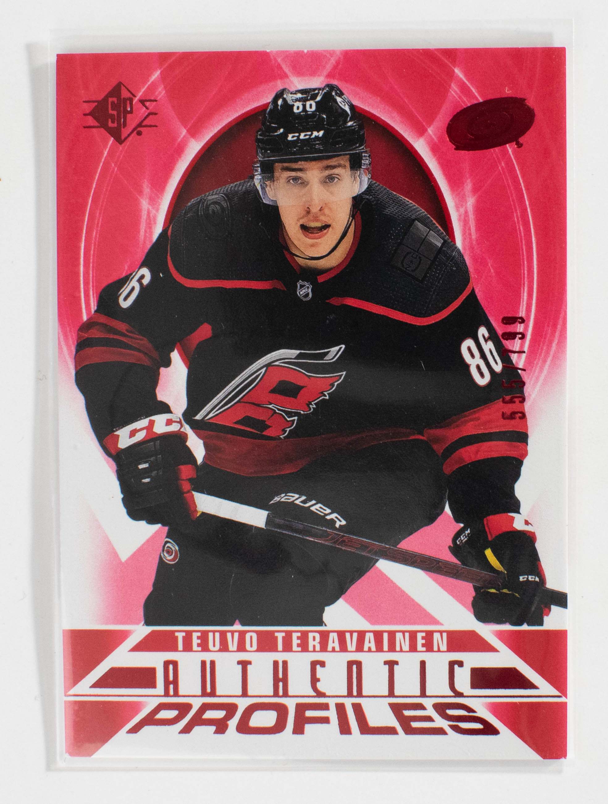 Teuvo Teravainen AP-11 SP Authentics Profiles 2021 Red / 799