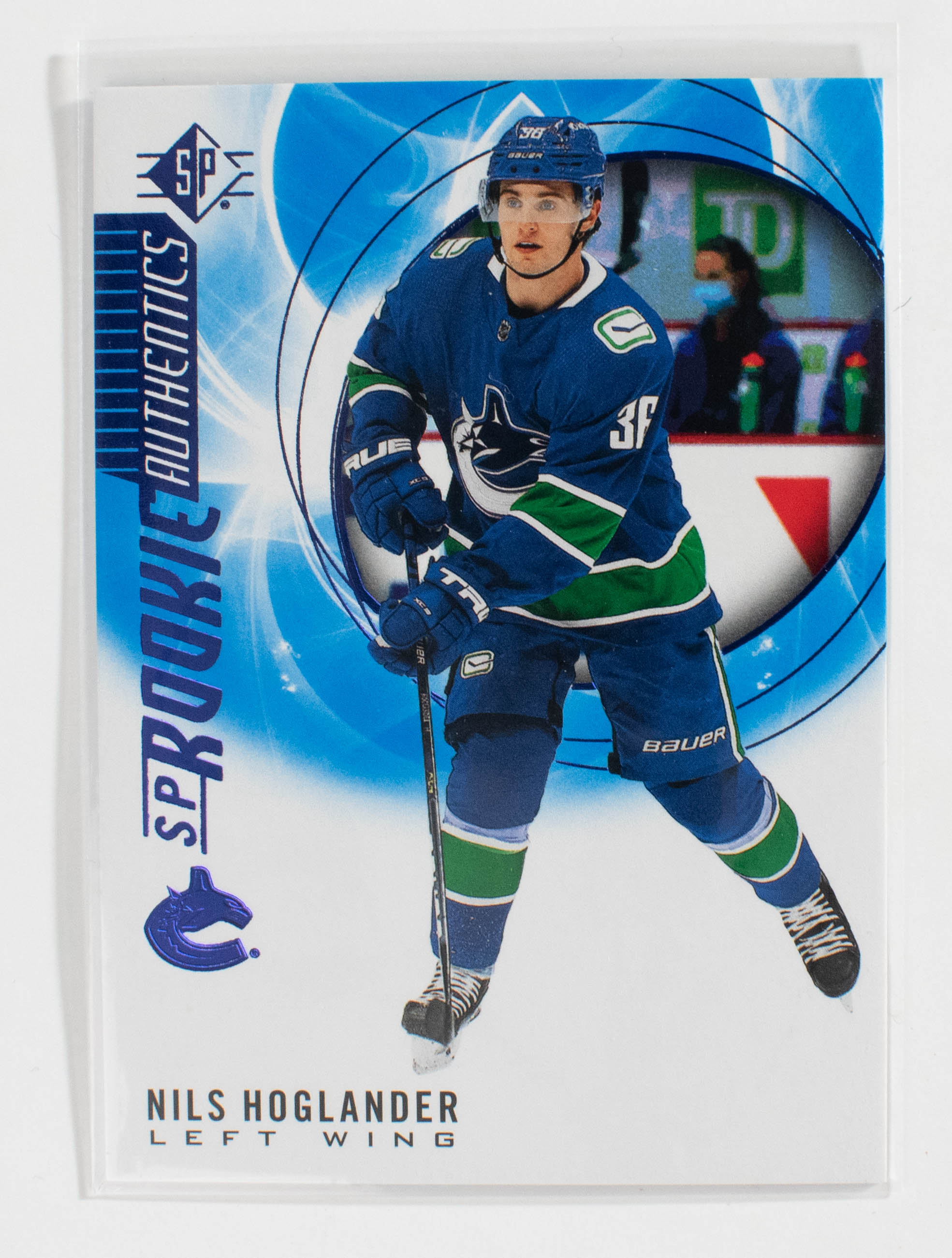 Nils Hoglander 139 RC SP Authentics 2021 Hockey