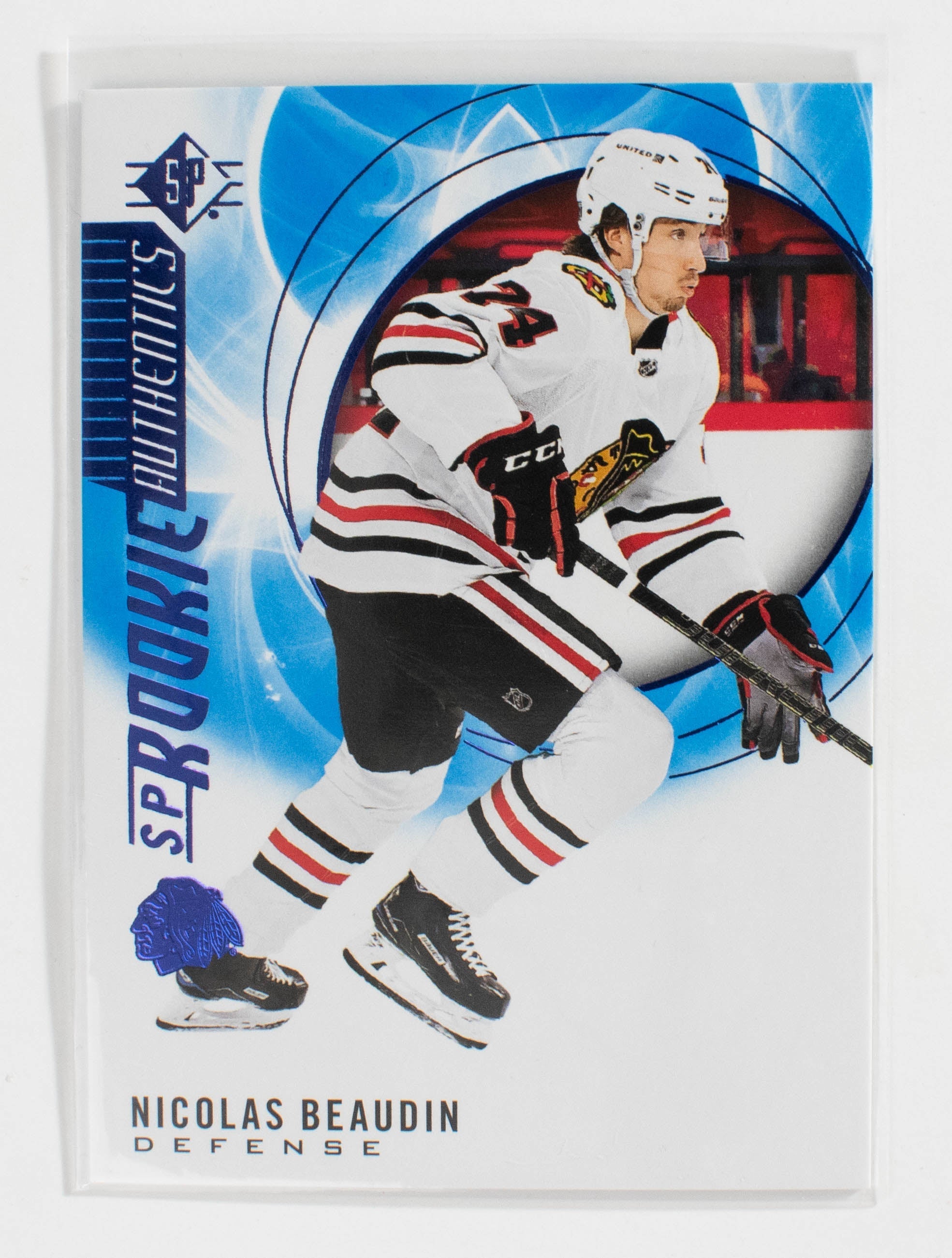 Nicolas Beaudin 133 RC SP Authentics 2021 Hockey Black Hawks