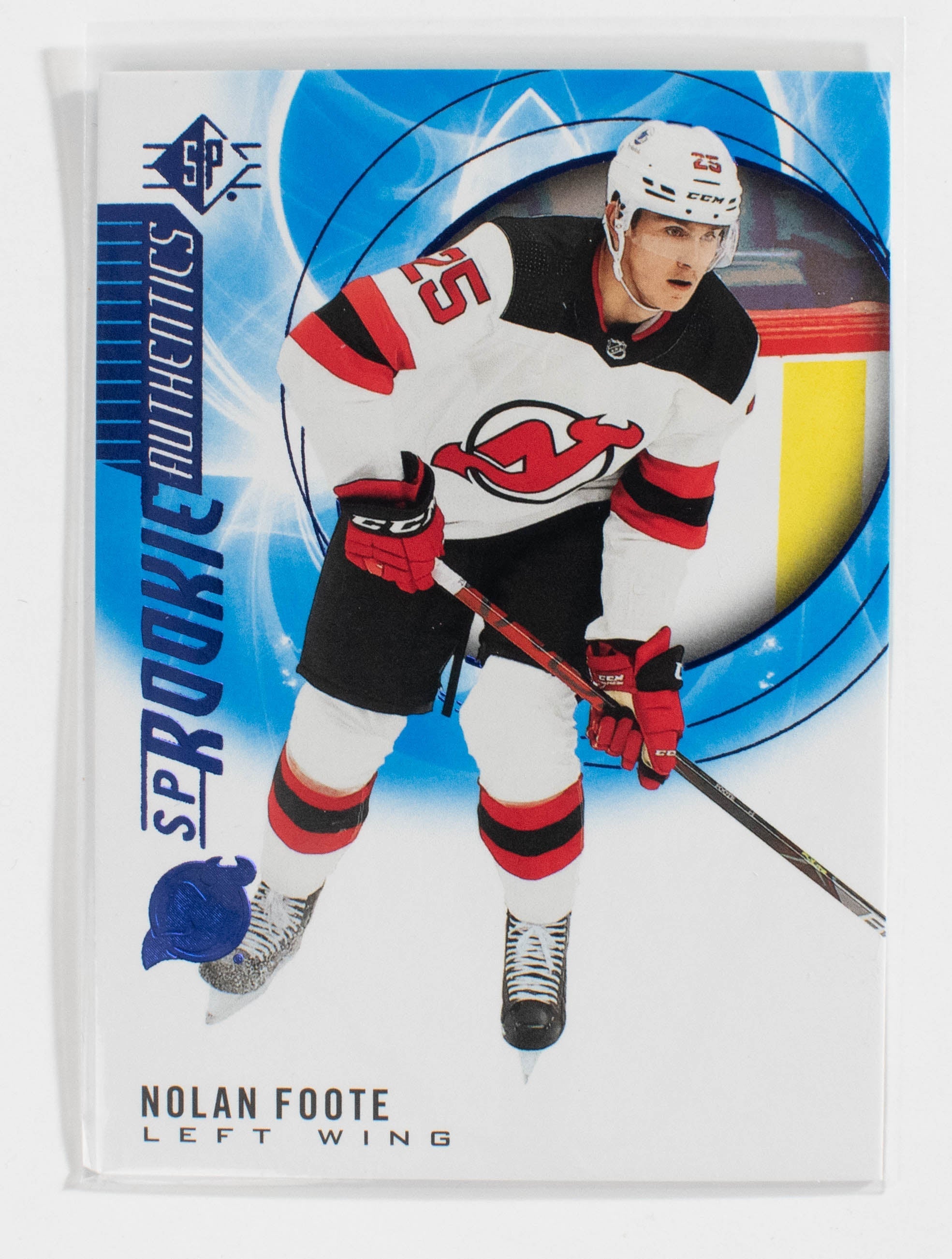 Nolan Foote 126 RC SP Authentics 2021 Hockey Devils
