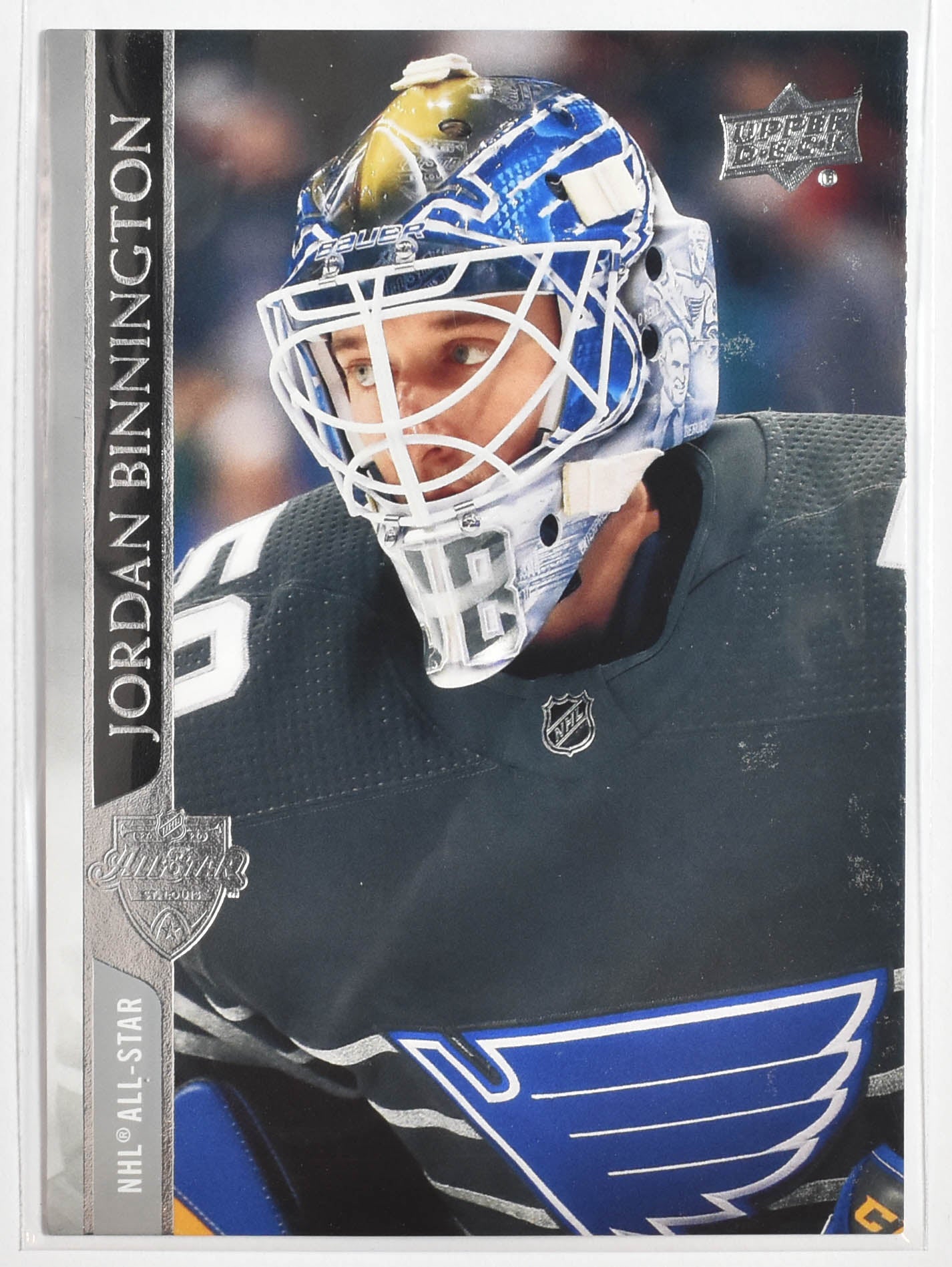 Jordan Binnington 655 St Louis Blues Upper Deck 2021 Extended Series