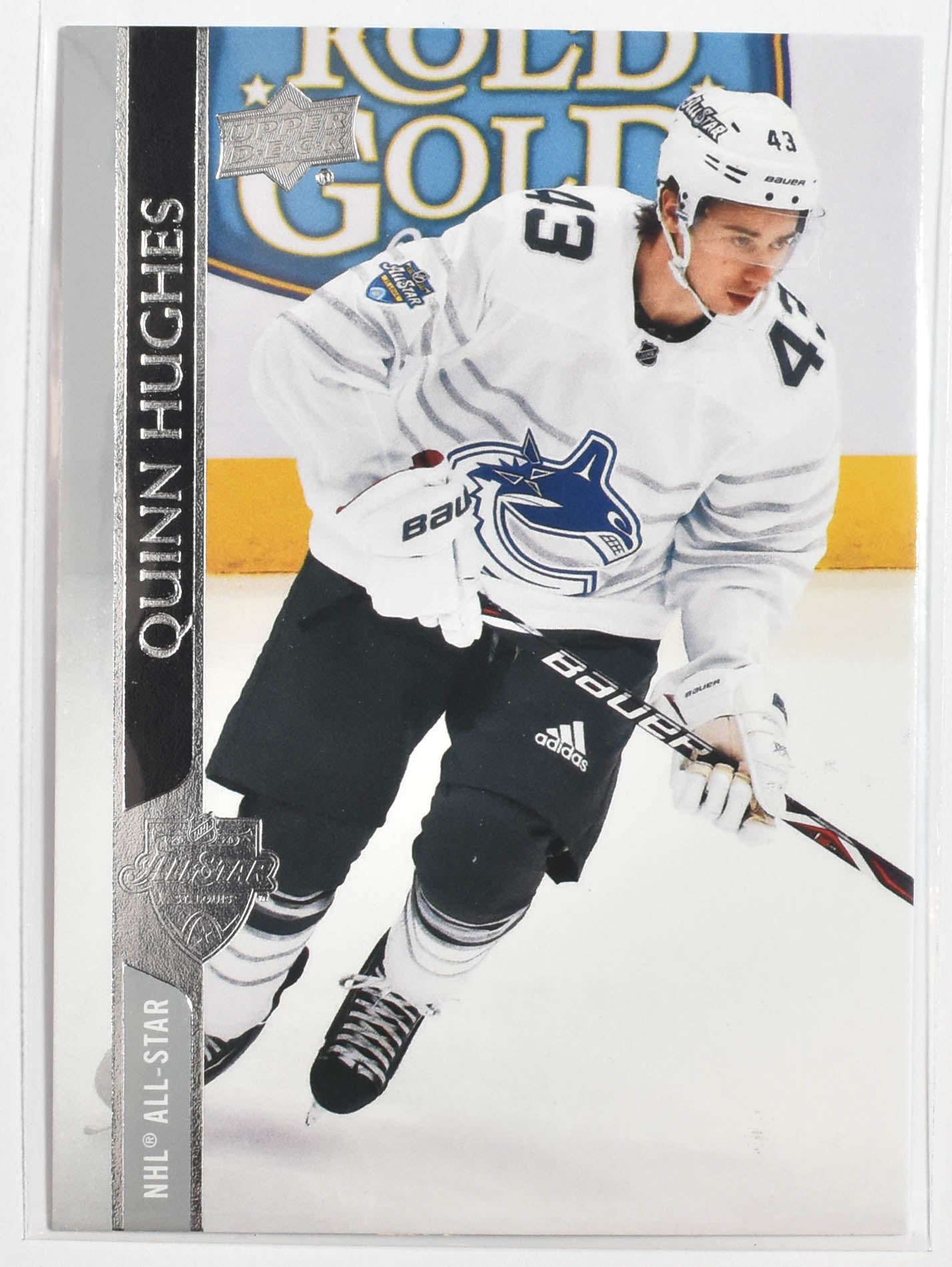 Quinn Hughes 680 All Stars Vancouver Canucks Upper Deck 2021 Extended Series