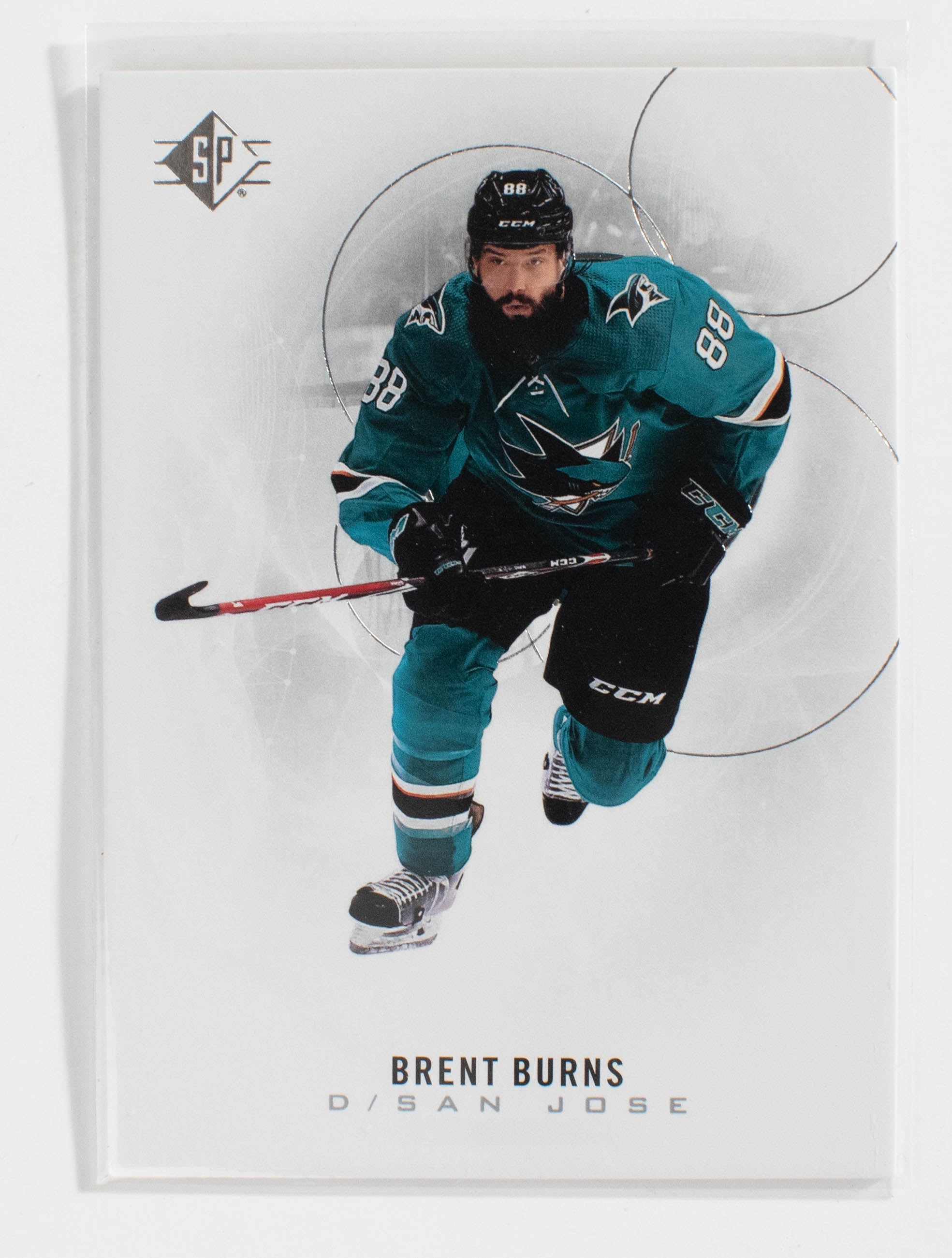 Brent Burns 5 SP Hockey 20-21 UD Sharks