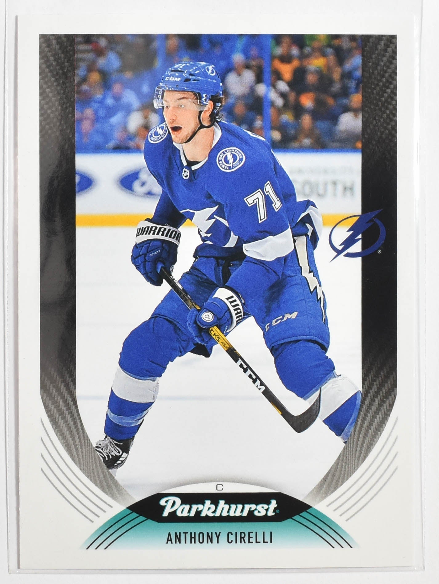 Anthony Cirelli 9 Tampa Bay Lightening Parkhurst Upper Deck Hockey 2020-2021