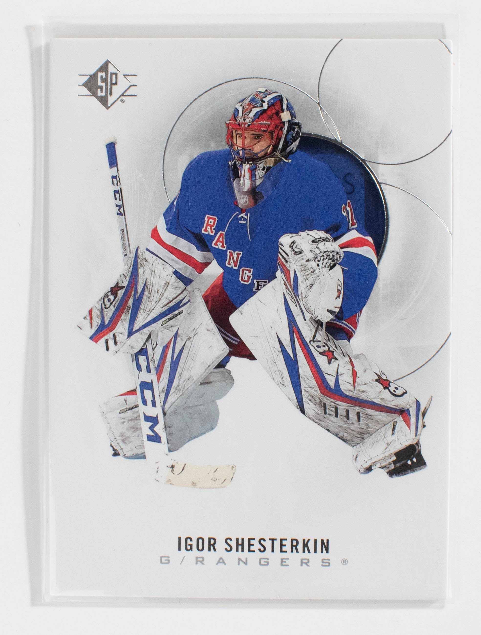 Igor Shesterkin 9 New York Rangers SP Hockey 20-21 UD