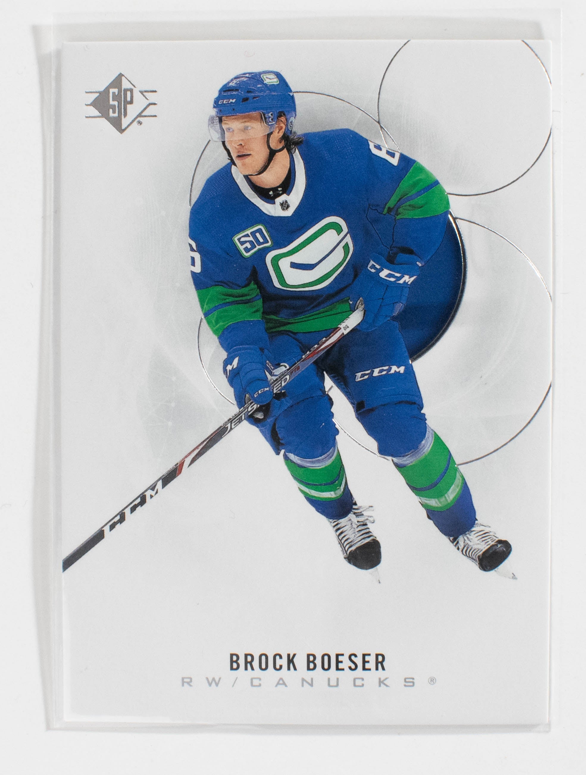 Brock Boeser 16 Canucks SP Hockey 20-21 UD