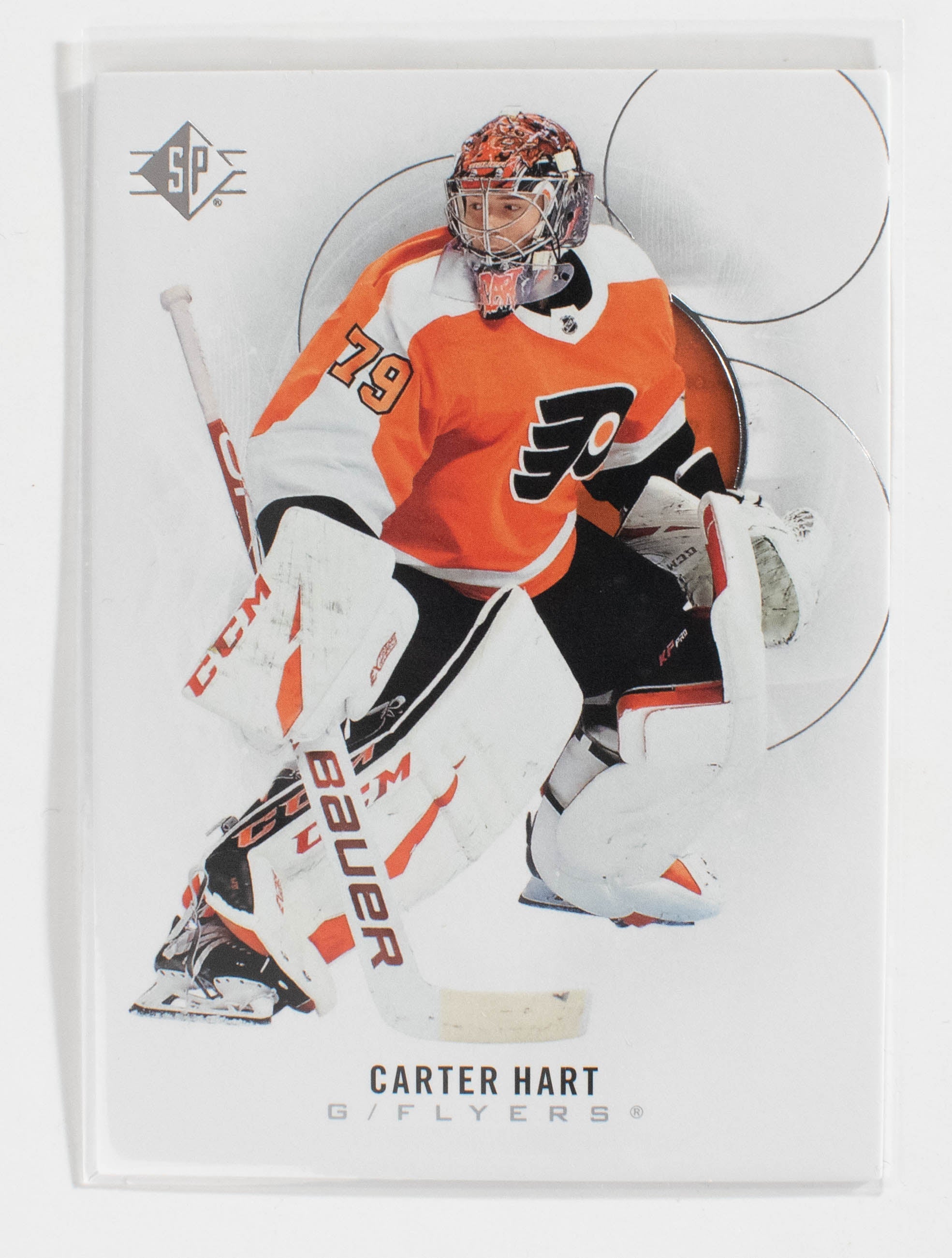 Carter Hart 28 Philly SP Hockey 20-21 UD