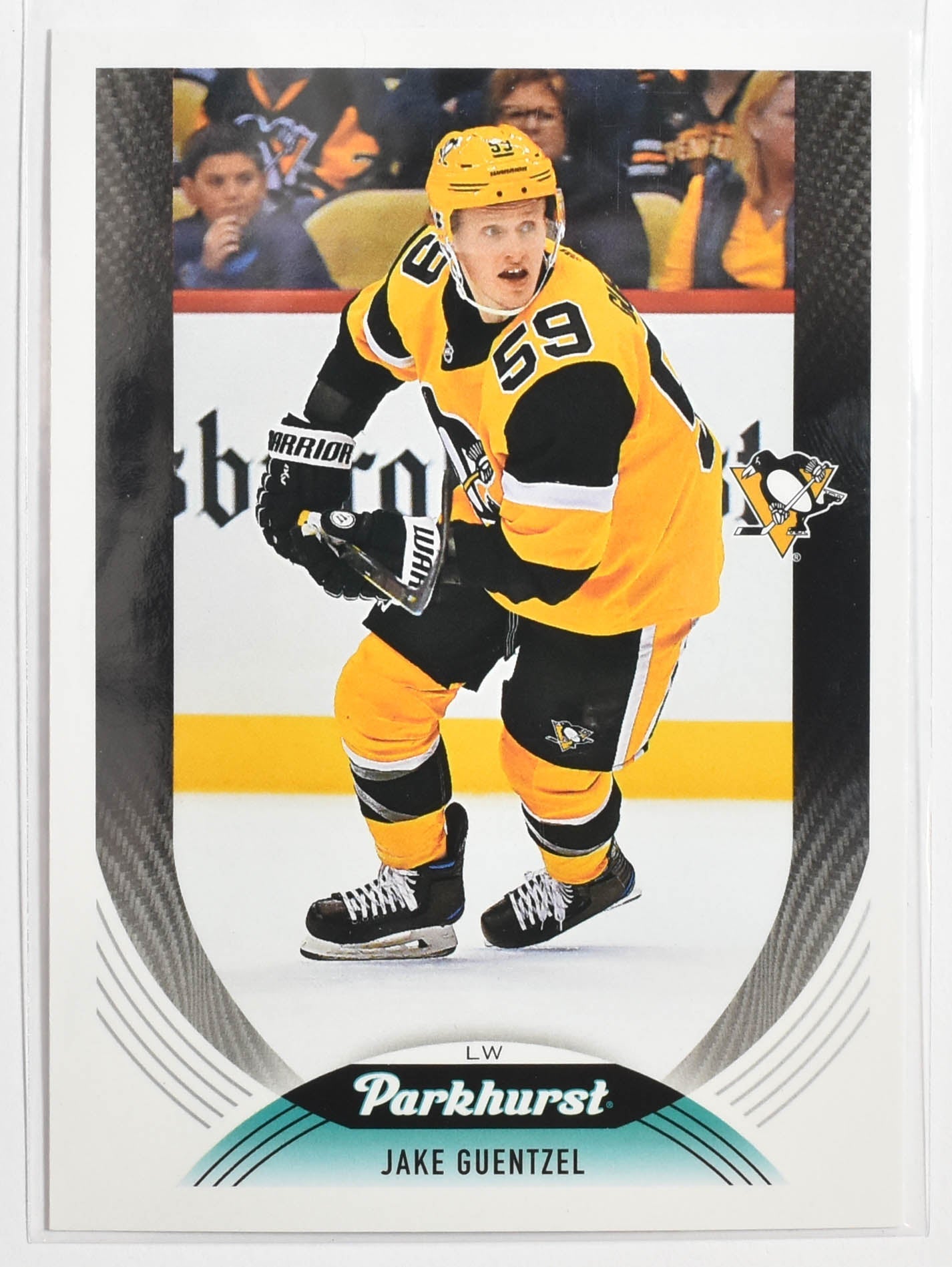 Jake Guentzel 49 Pittsburg Penguins Parkhurst Upper Deck Hockey 2020 - 2021