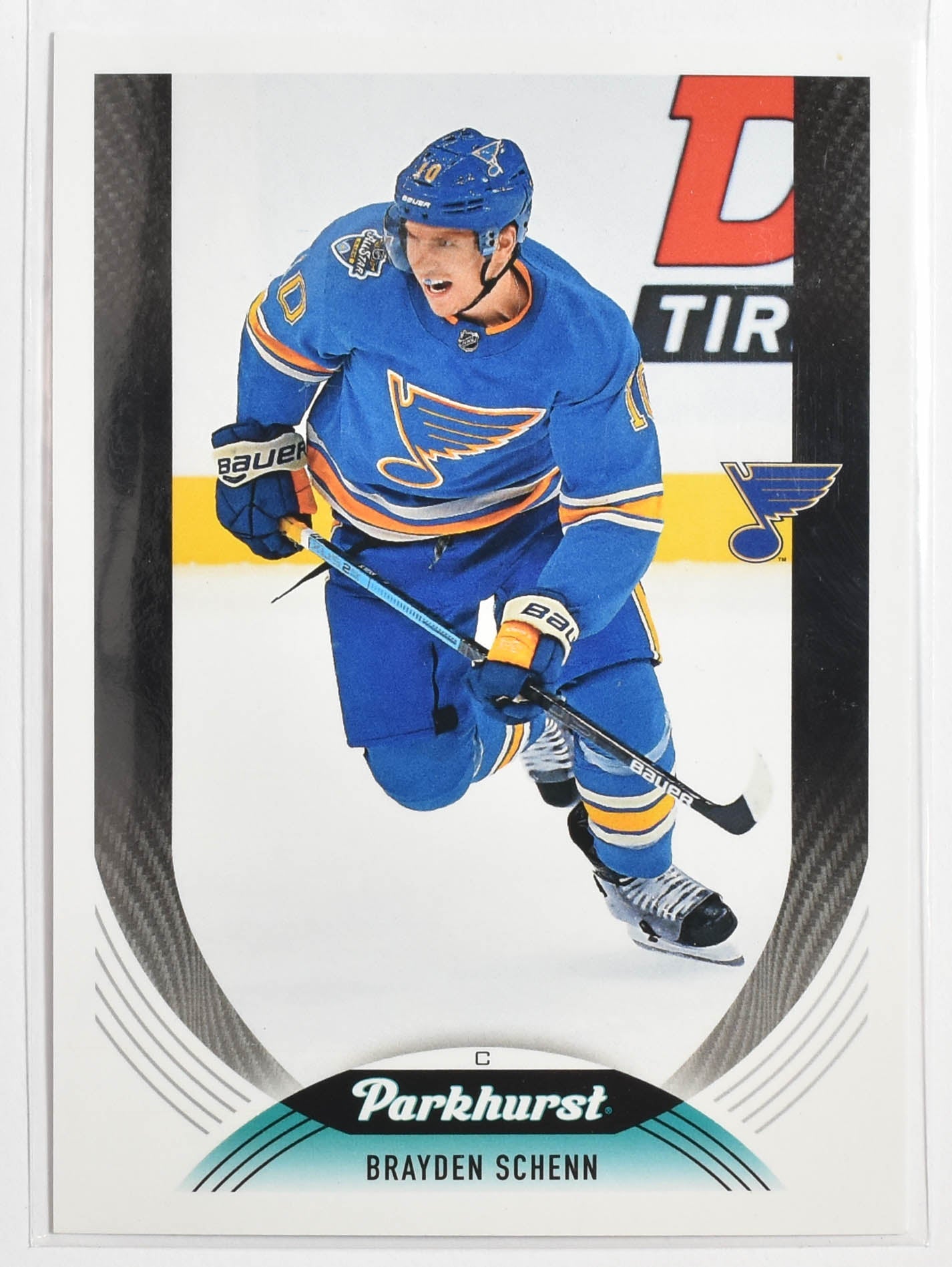 Brayden Schenn 91 St Louis Blues Parkhurst Upper Deck Hockey 2020 - 2021
