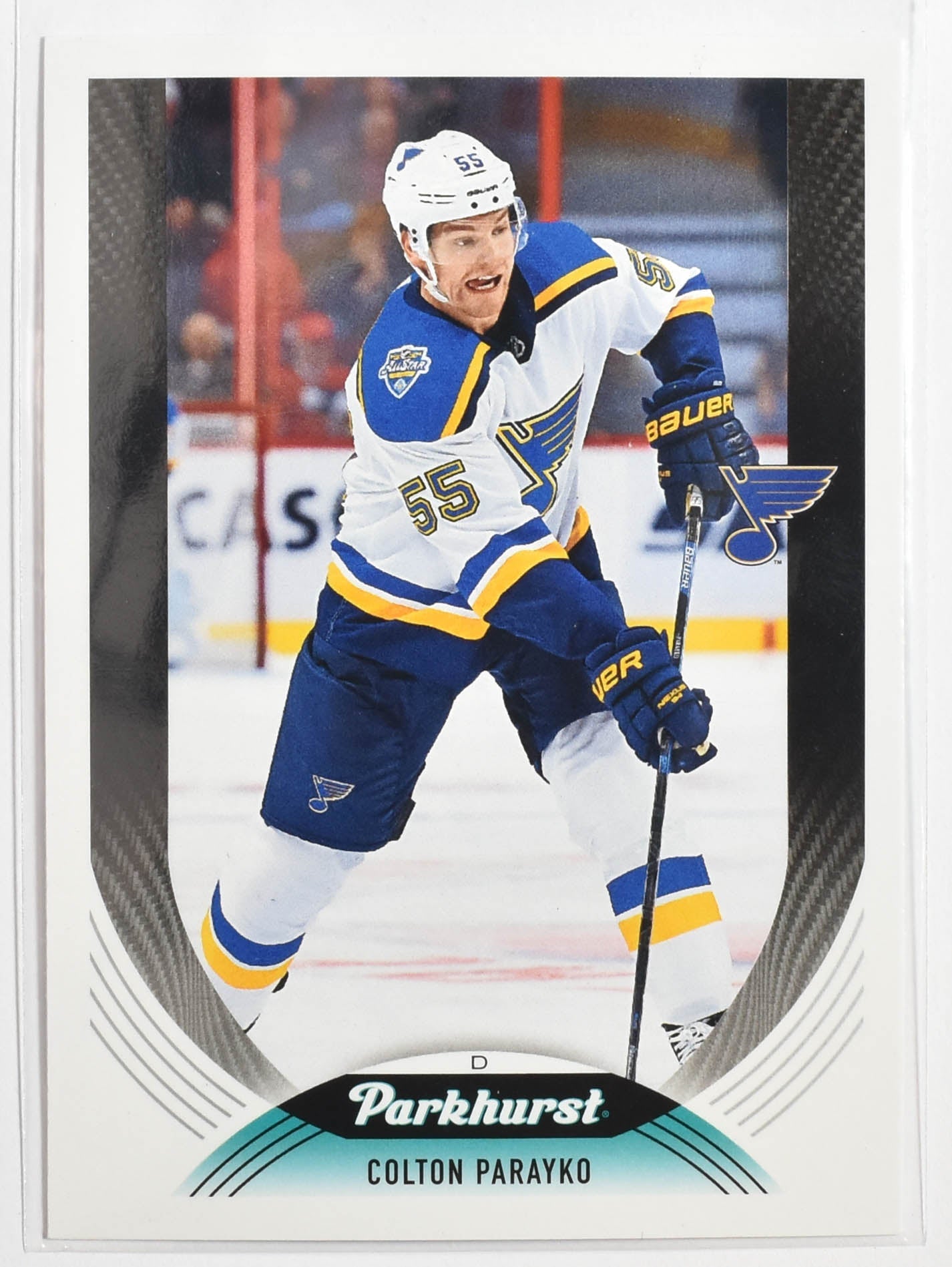 Colton Parayko 63 St Louis Blues Parkhurst Upper Deck Hockey 2020 - 2021