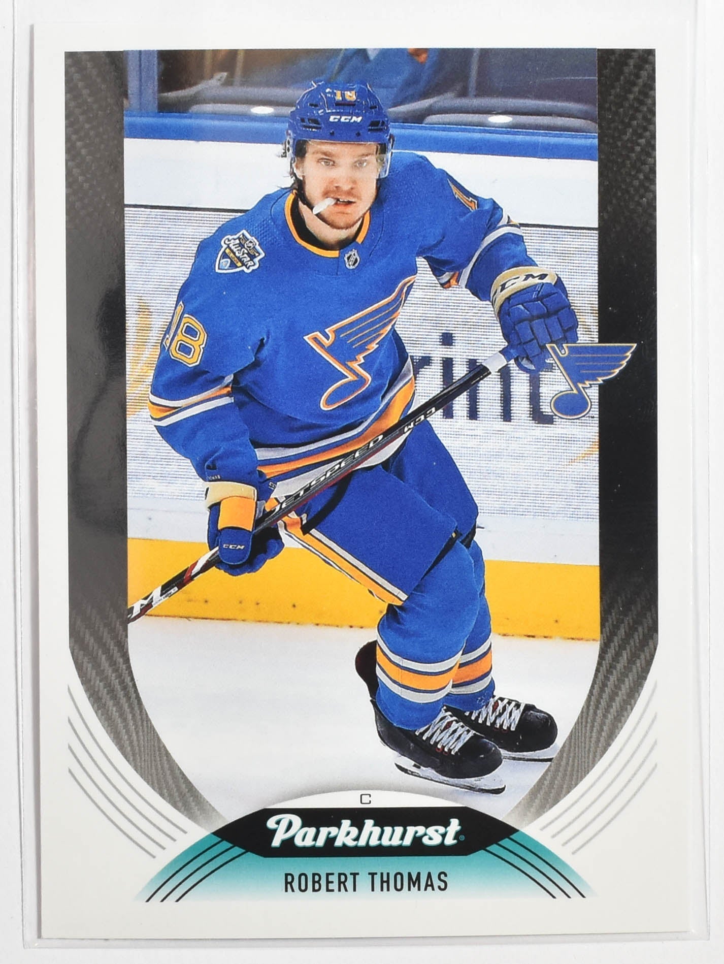 Robert Thomas 120 St Louis Blues Parkhurst Upper Deck Hockey 2020 - 2021