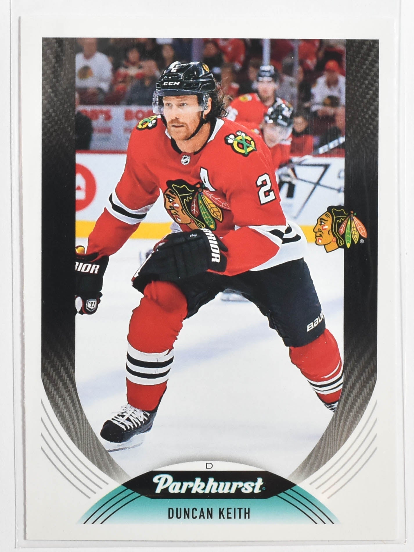 Duncan Keith 125 Chicago Black Hawks Parkhurst Upper Deck Hockey 2020 - 2021