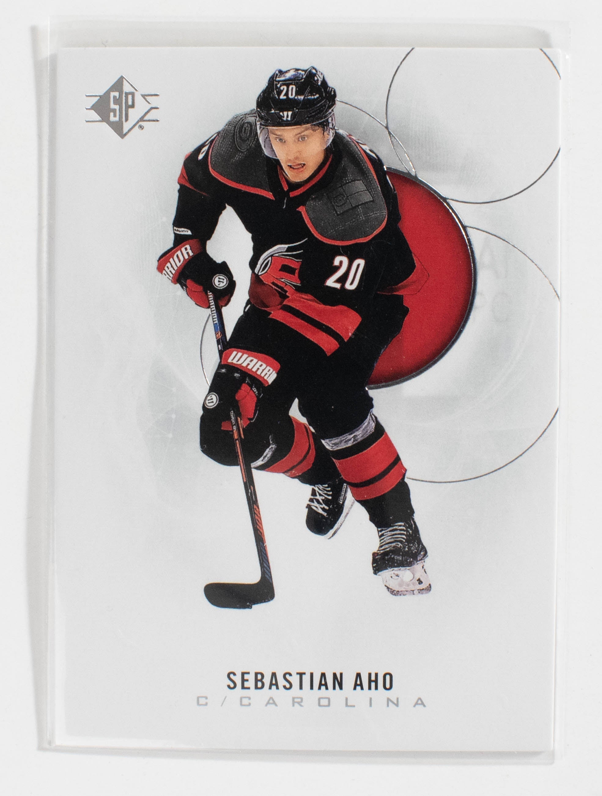 Sebastian AHO 29 Hurricanes SP Hockey 20-21 UD