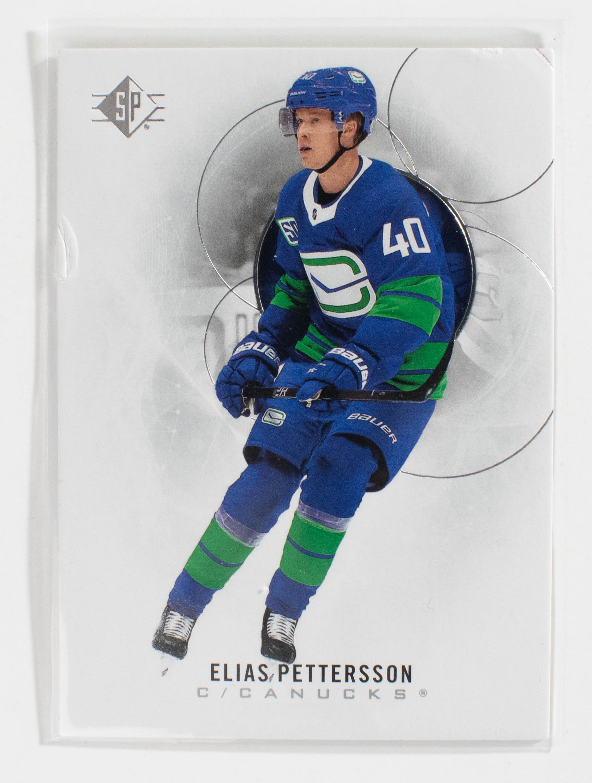 Elias Petterson 1 SP Hockey 20-21 UD Canucks