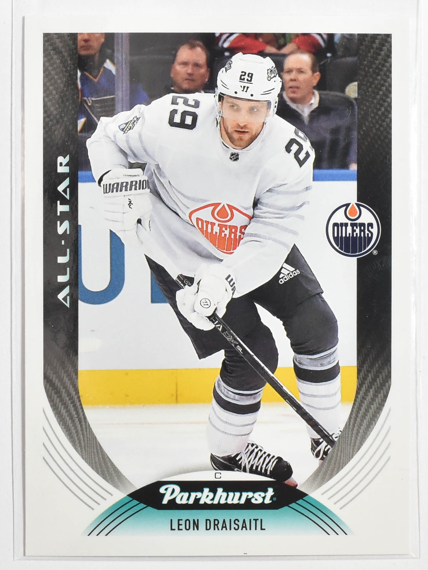 Leon Draisaitl 224 Edmonton Oliers Parkhurst Upper Deck Hockey 2020 - 2021