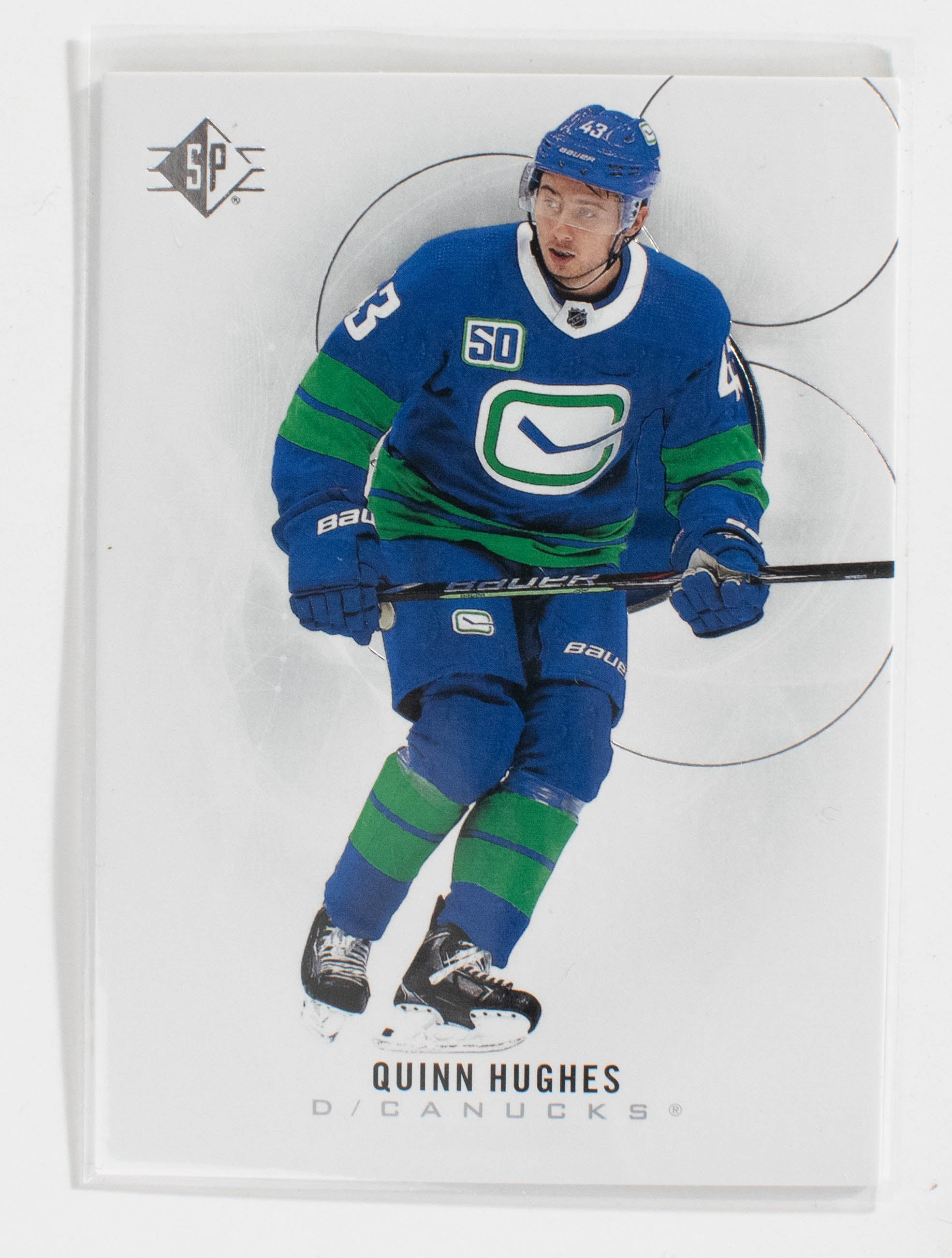 Quinn Hughes 55 SP Hockey 20-21 UD