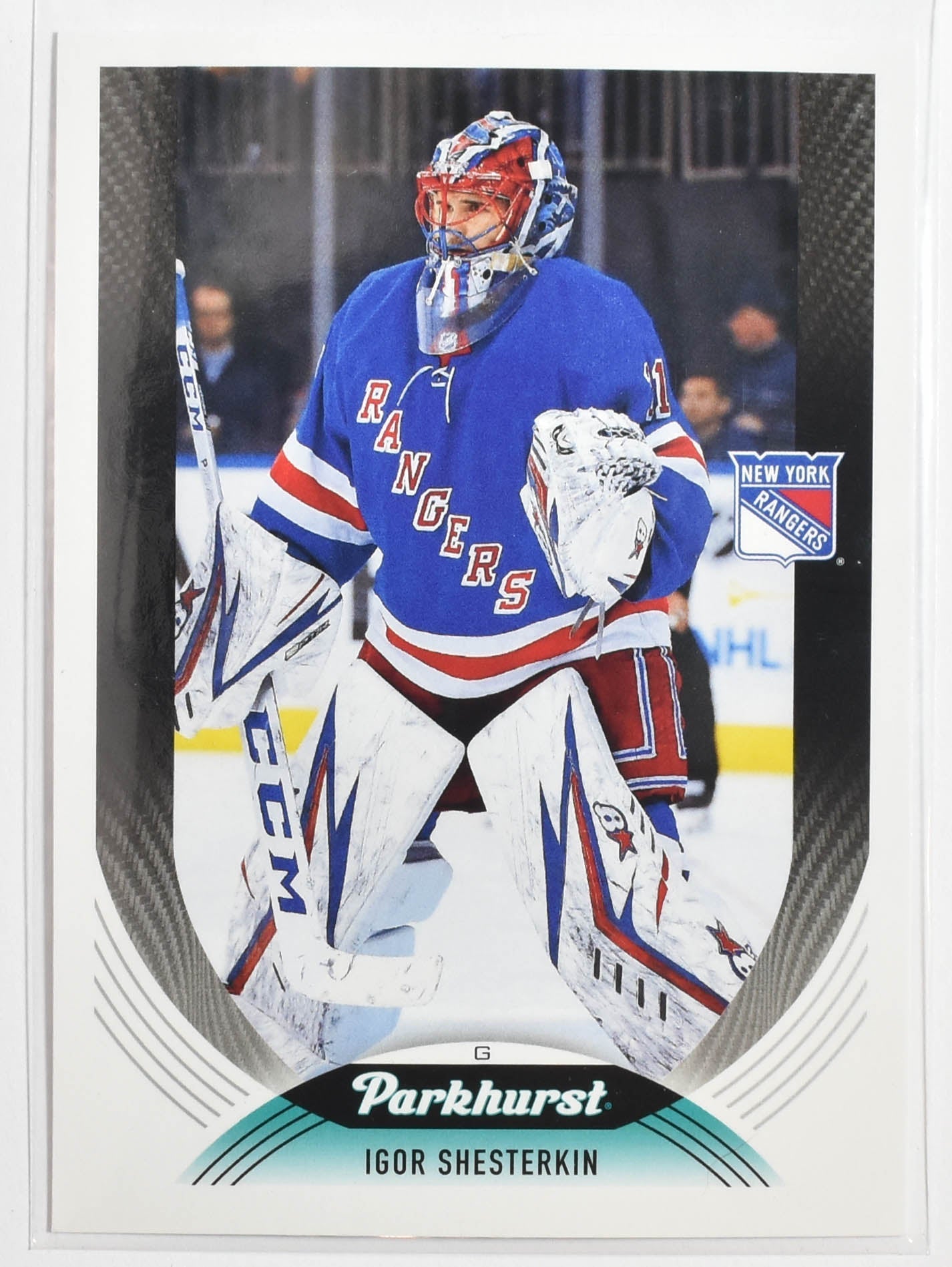 Igor Shesterkin 154 New York Rangers Parkhurst Upper Deck Hockey 2020 - 2021