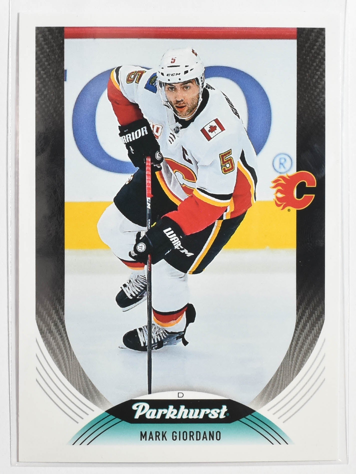 Mark Giordano 143 Calgary Flames Parkhurst Upper Deck Hockey 2020 - 2021