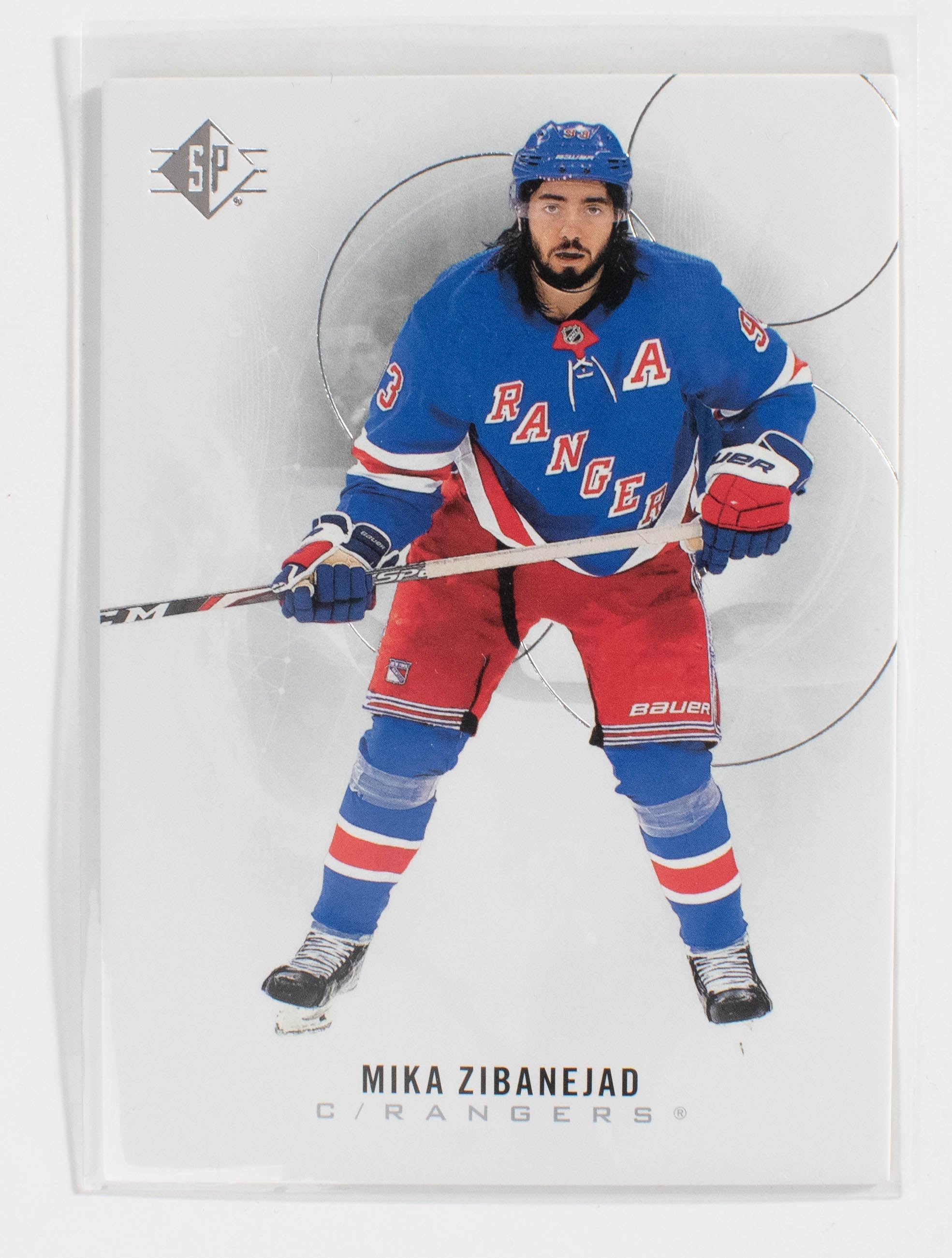 Mika Zibanejad 87 Rangers SP Hockey 20-21 UD