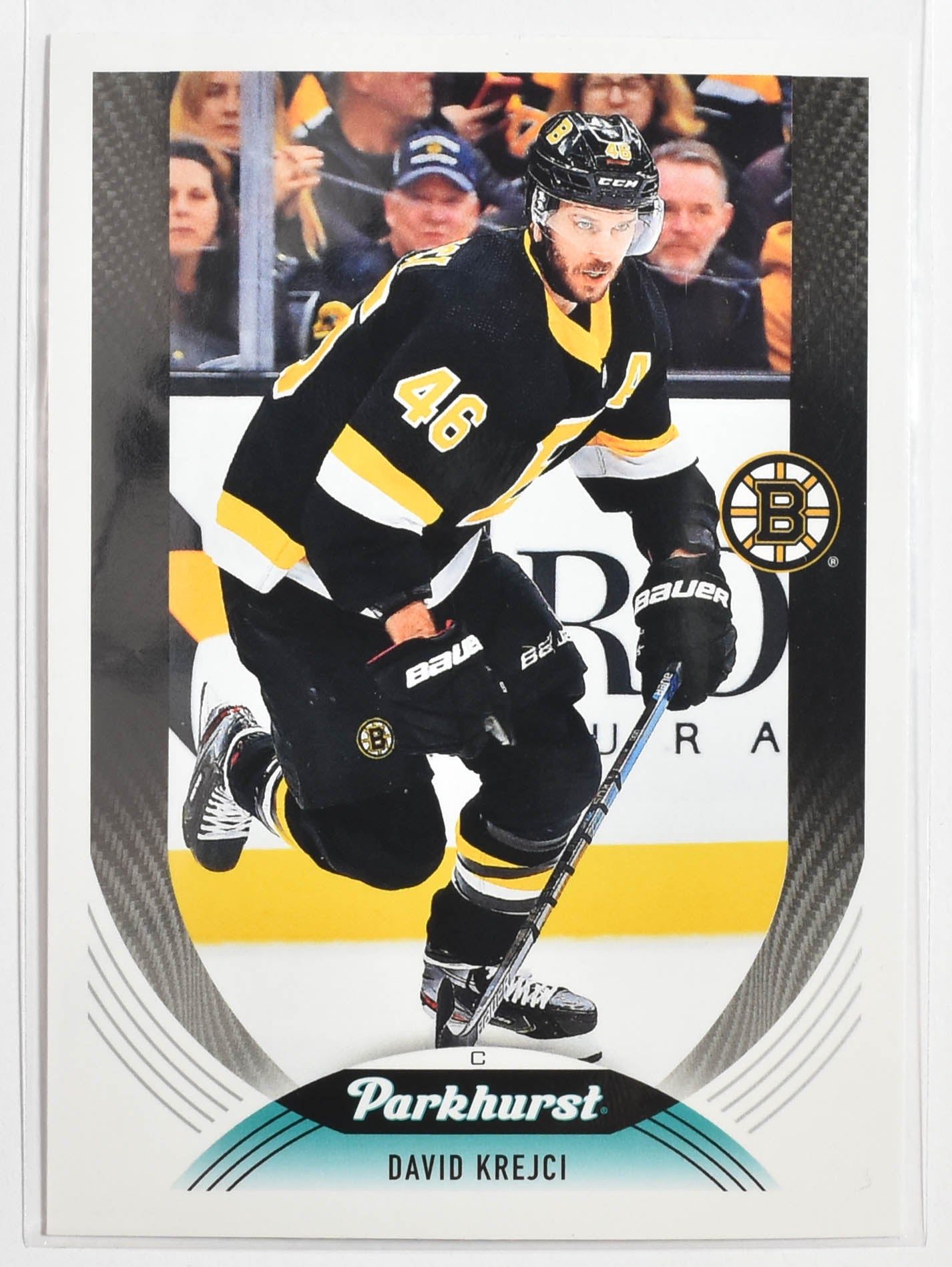 David Krejci 20 Boston Bruins Parkhurst Upper Deck Hockey 2020 - 2021