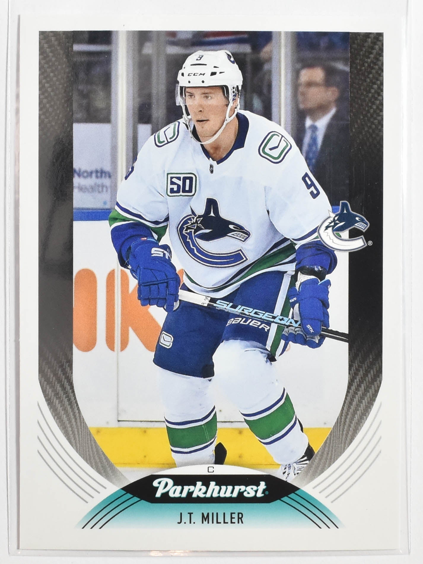 JT Miller 138 Canucks Parkhurst Upper Deck Hockey 2020 - 2021