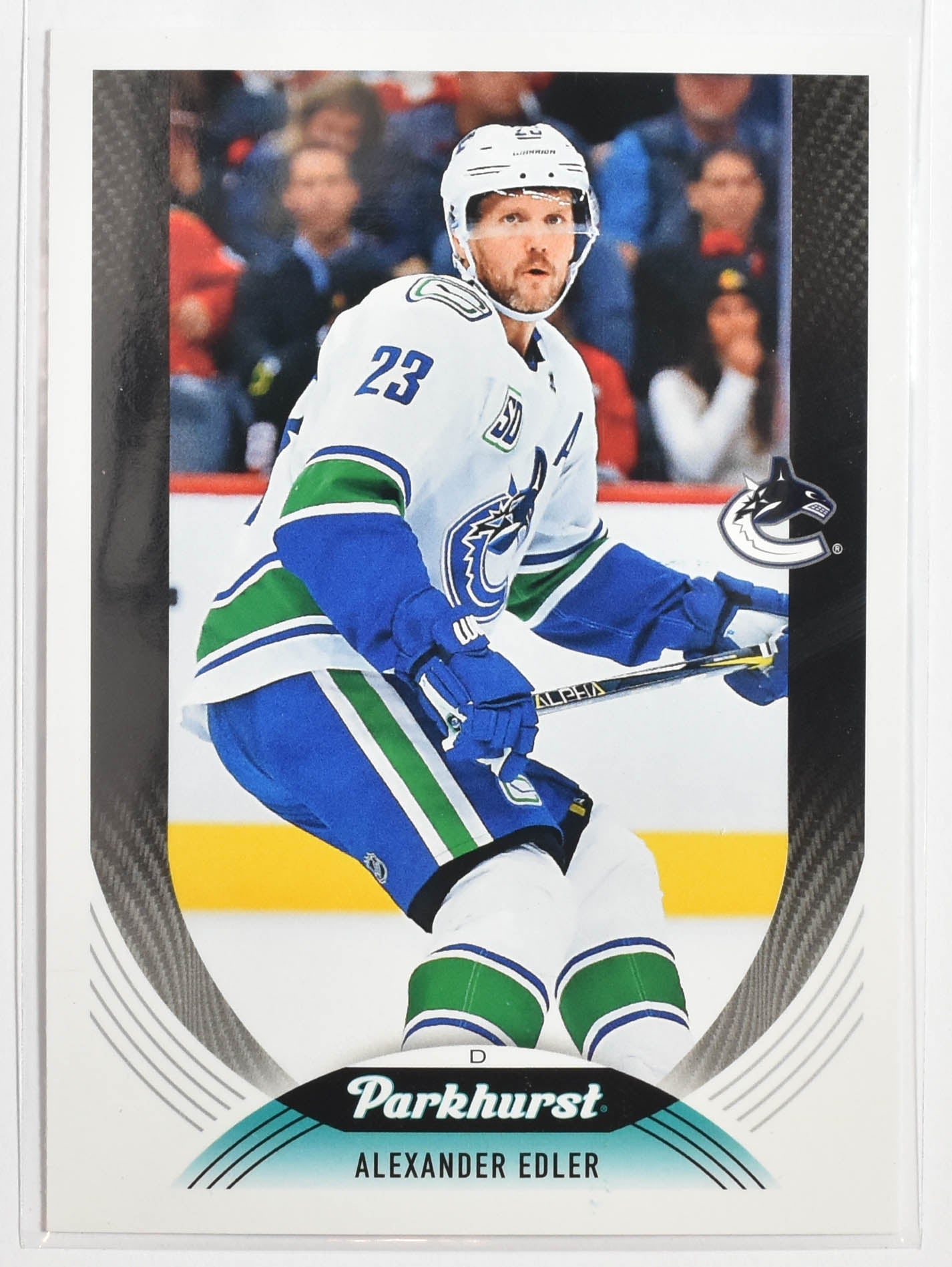 Alexander Edler 215 Vancouver Canucks Parkhurst Upper Deck Hockey 2020 - 2021