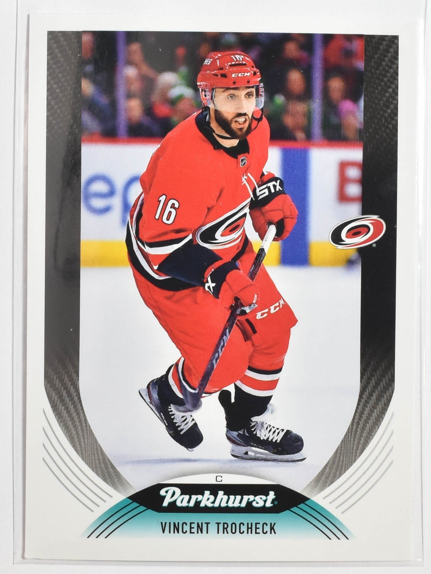 Vincent Trocheck 64 Carolina Hurricanes Parkhurst Upper Deck Hockey 2020 - 2021