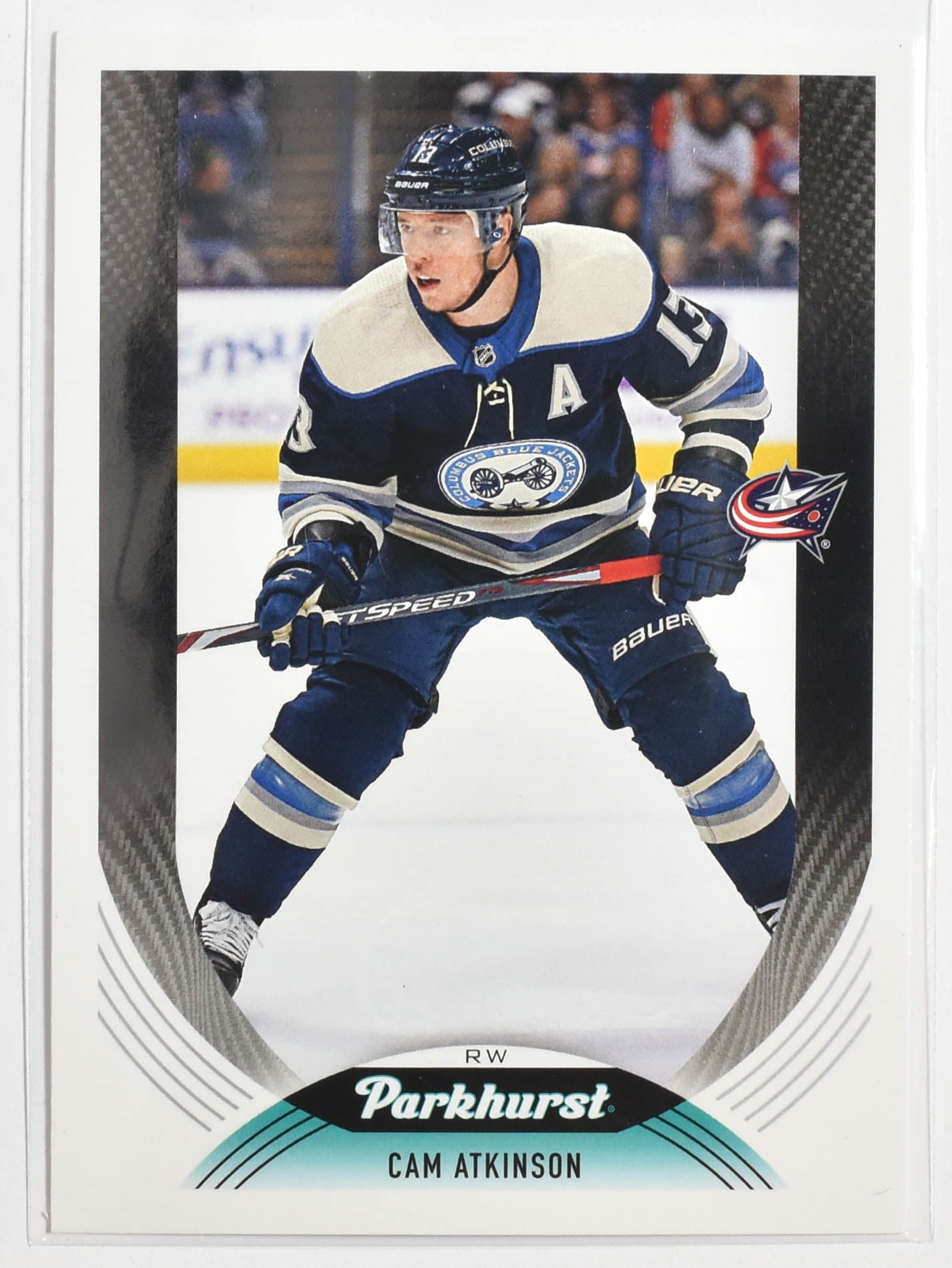 Cam Atkinson 191 Columbus Blue Jackets Parkhurst Upper Deck Hockey 2020 - 2021