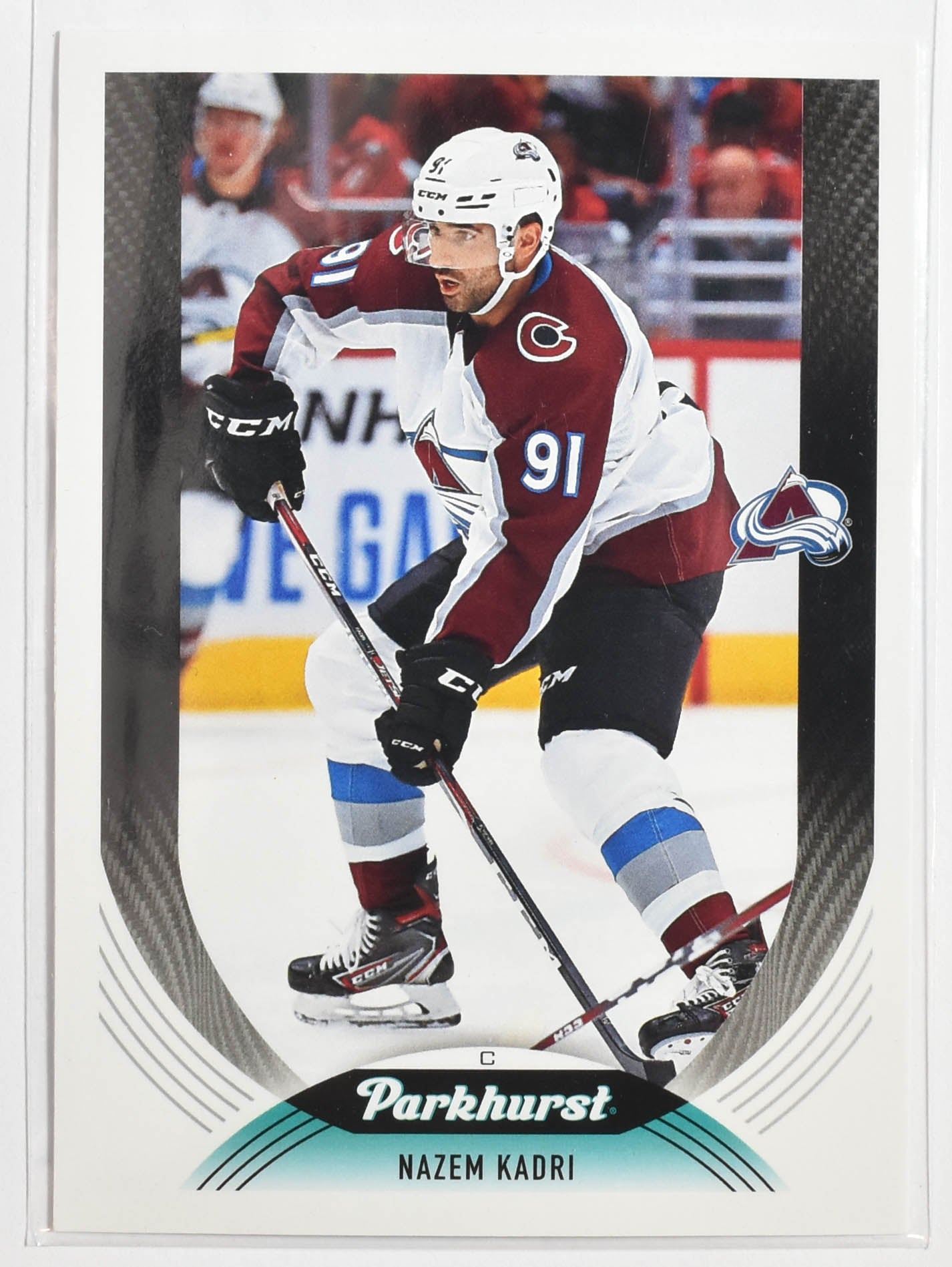 Nazem Kadri 131 Avalanche Parkhurst Upper Deck Hockey 2020 - 2021