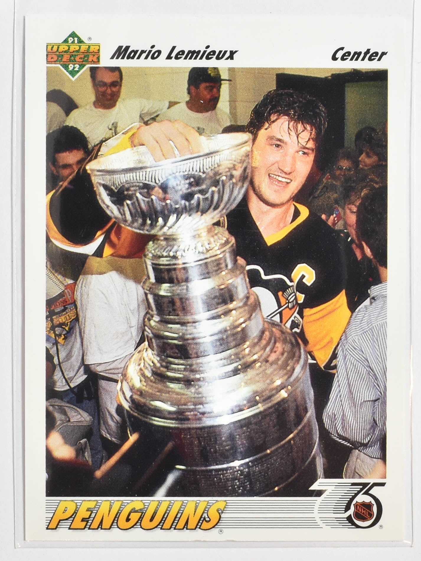 Mario Lemieux 156 Upper Deck 1992 Hockey Pittsburg Penguins