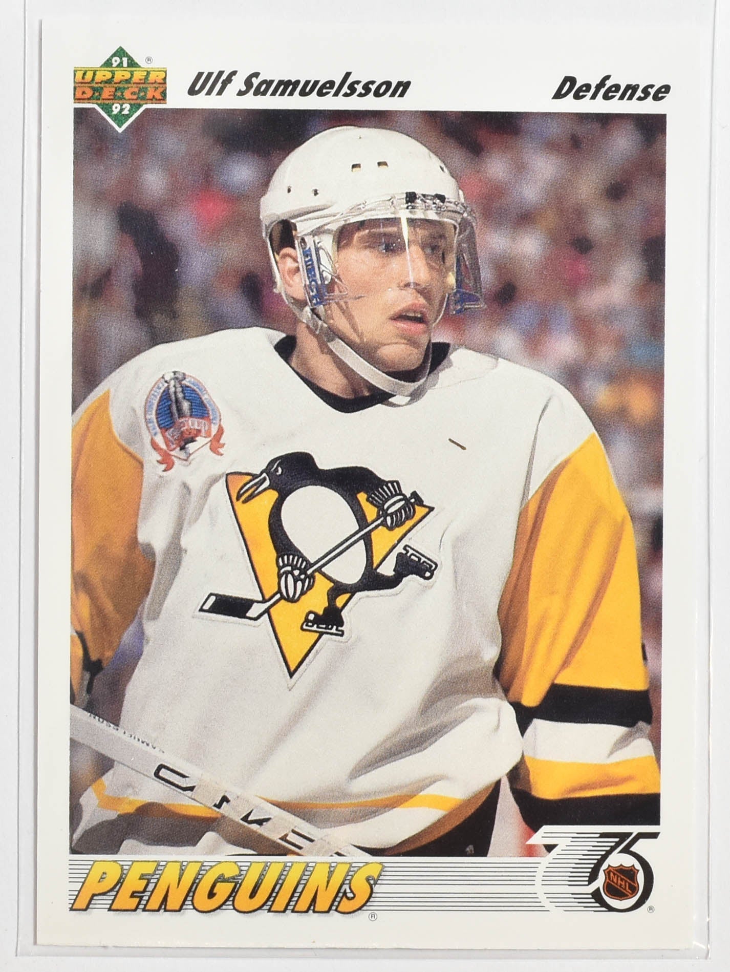 Ulf Samuelsson 230 Upper Deck 1992 Hockey Pittsburg Penguins