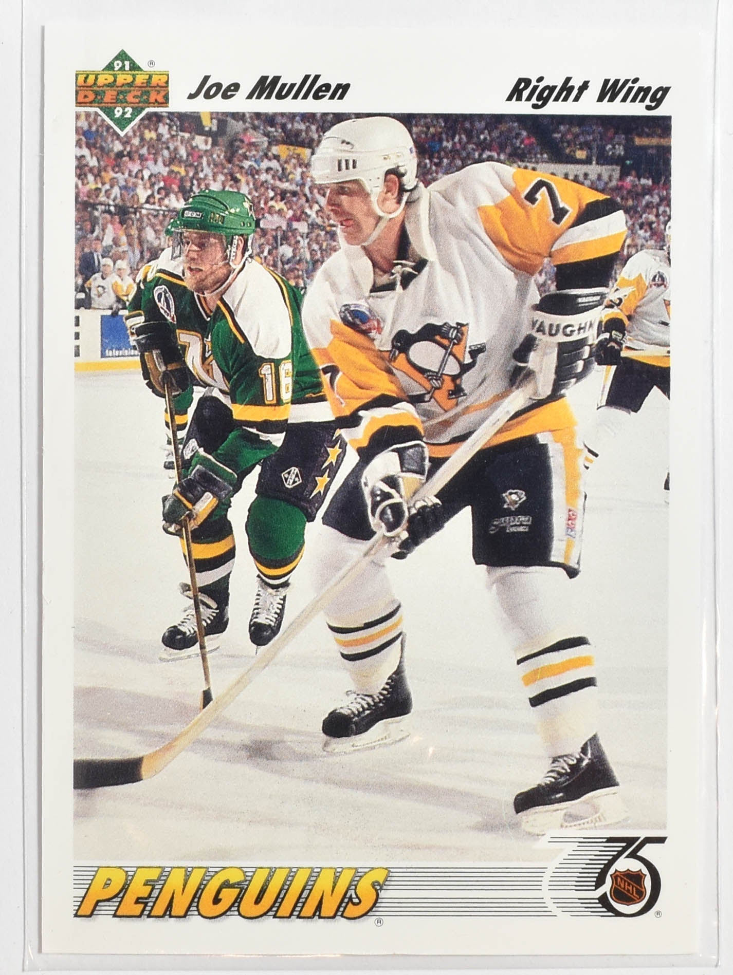 Joe Mullen 201 Upper Deck 1992 Hockey Pittsburg Penguins