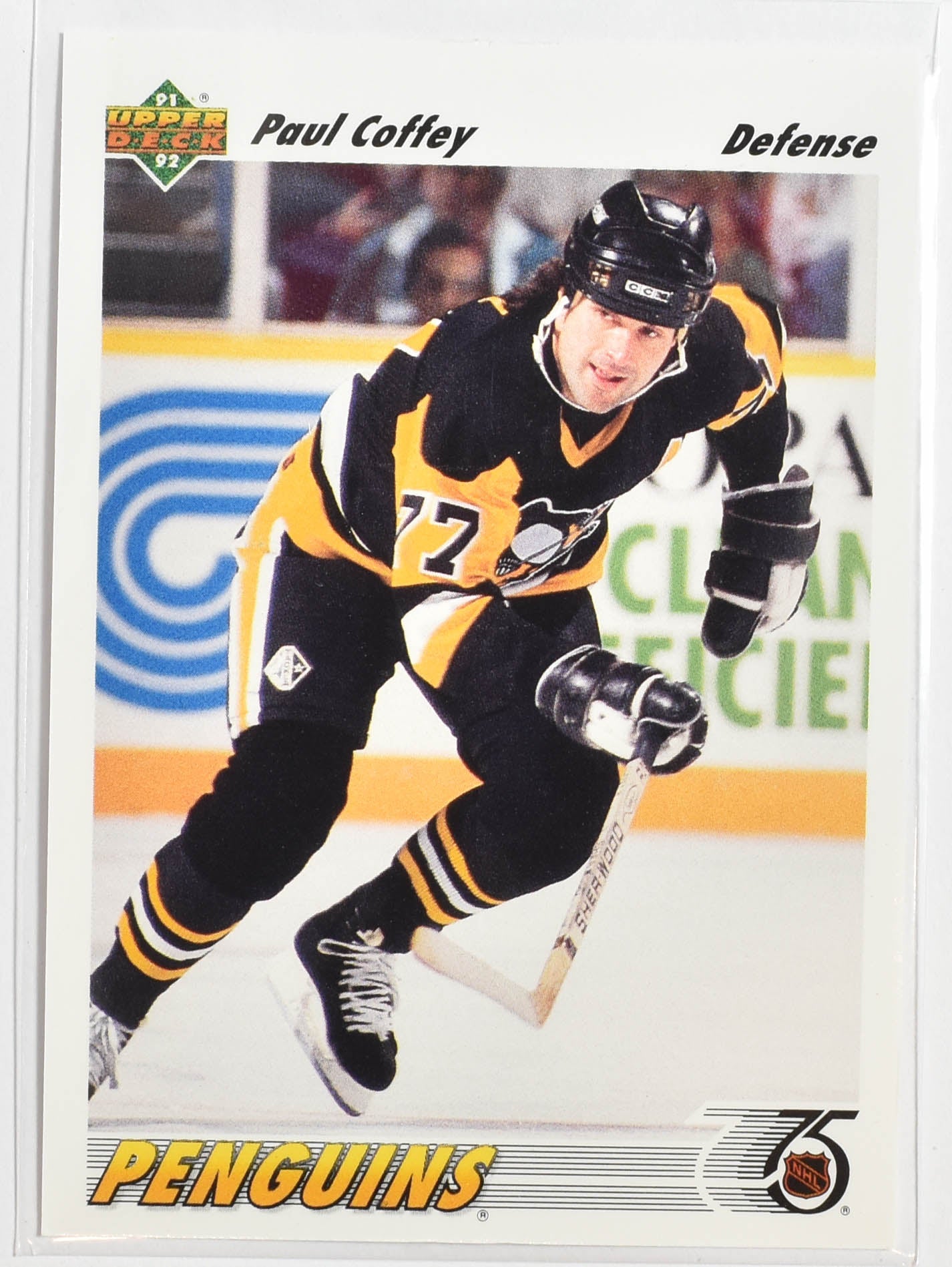 Paul Coffey 117 Upper Deck 1992 Hockey Pittsburg Penguins
