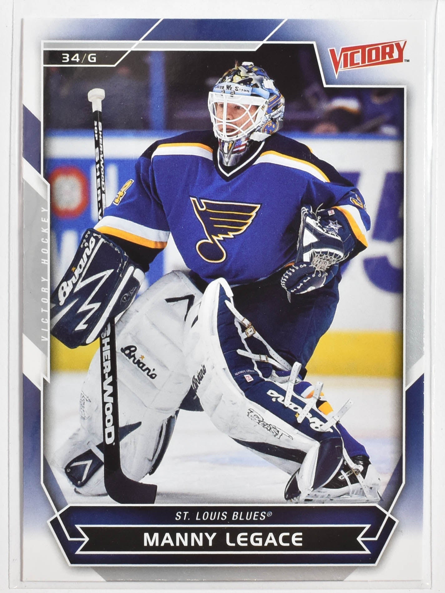 Manny Legace 112 St Louis Blues Victory Hockey 2007 Upper Deck