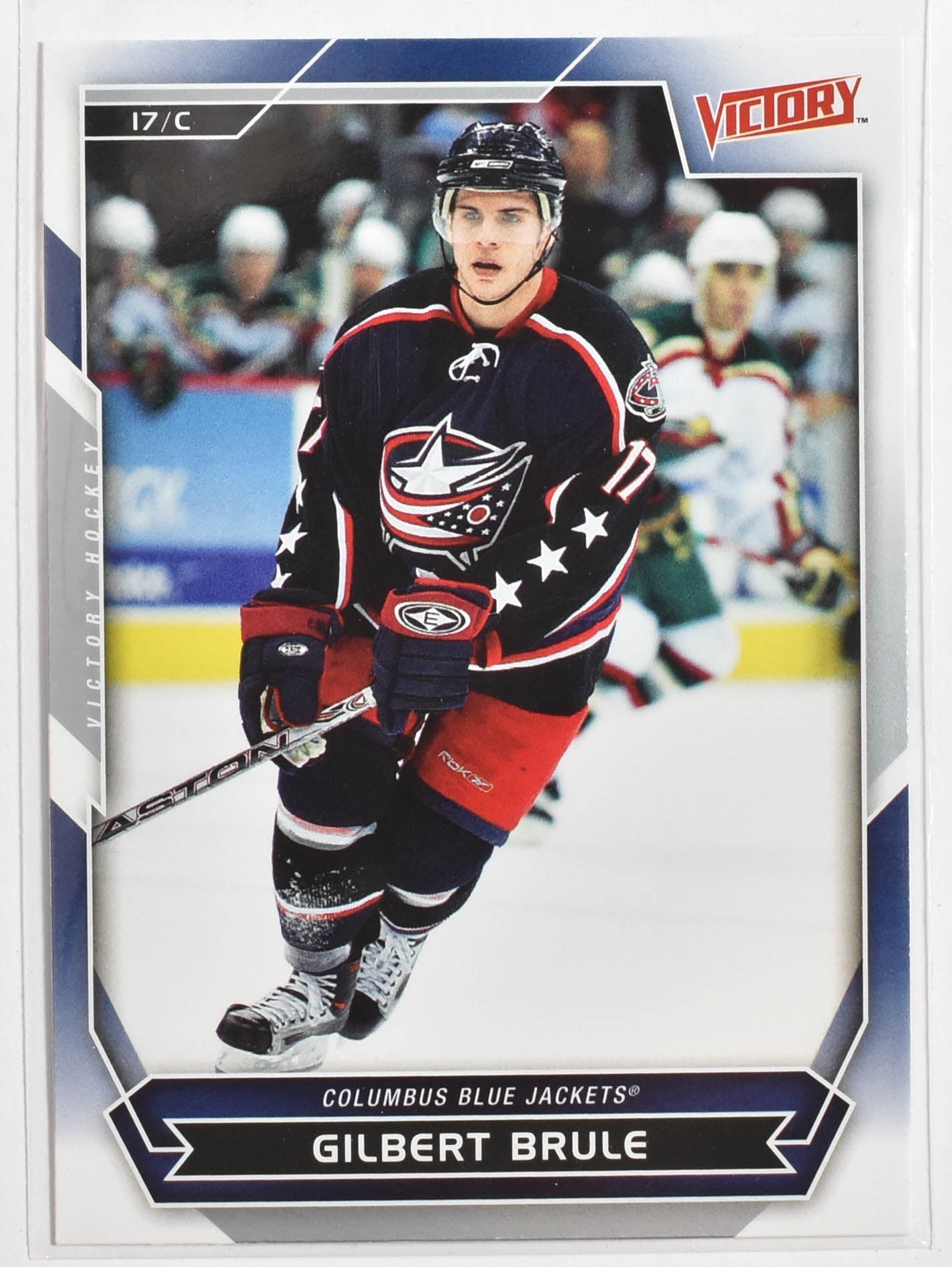 Gilbert Brule 129 Blue Jackets Victory Hockey 2007 Upper Deck