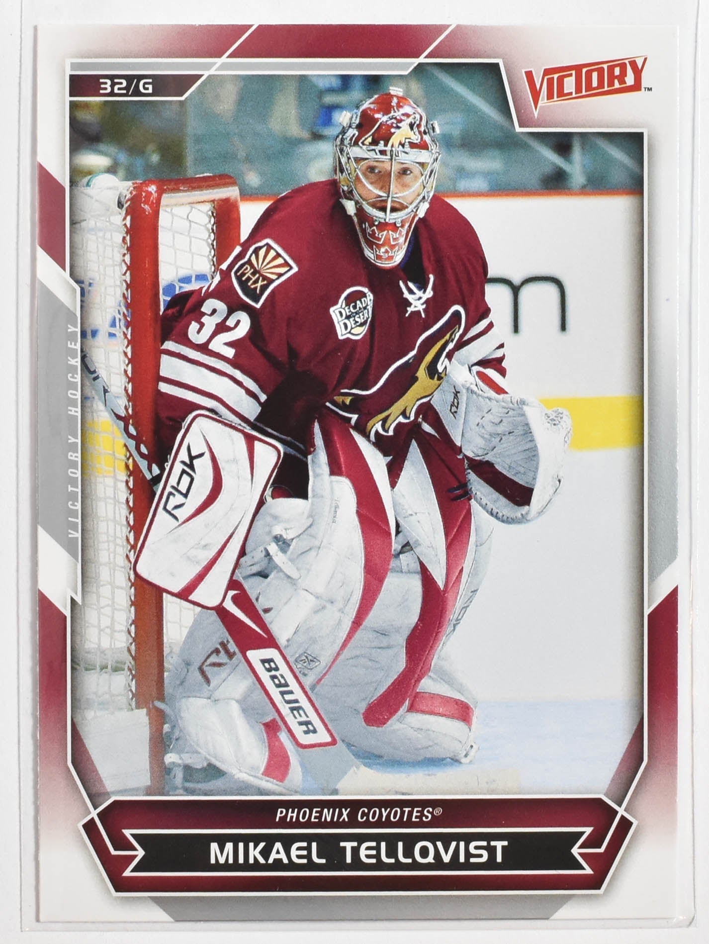 Mikael Tellqvist 199 Arizona Coyotes Victory Hockey 2007 Upper Deck