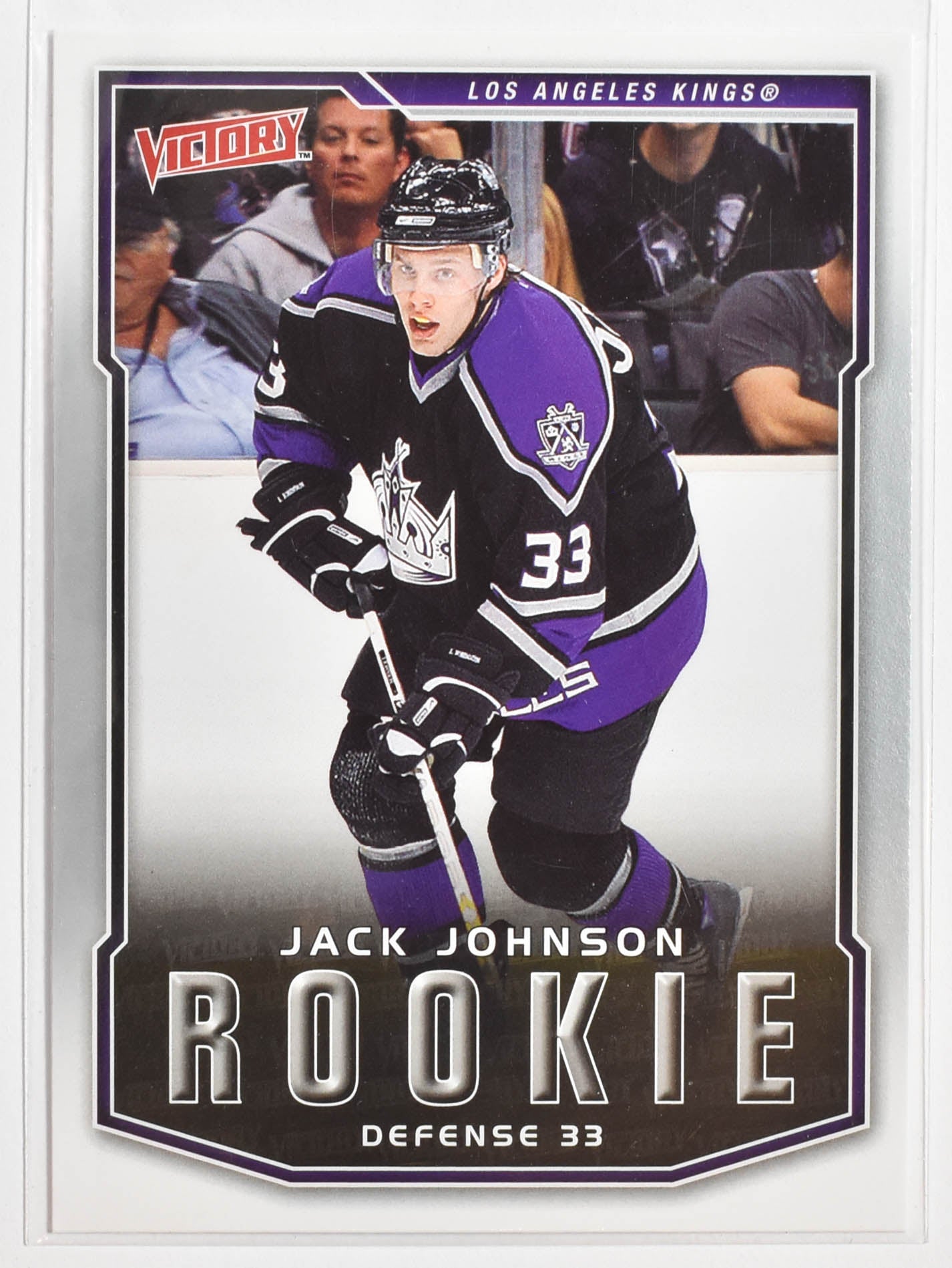 Jack Johnson 201 Rookie LA Kings Victory Hockey 2007 Upper Deck