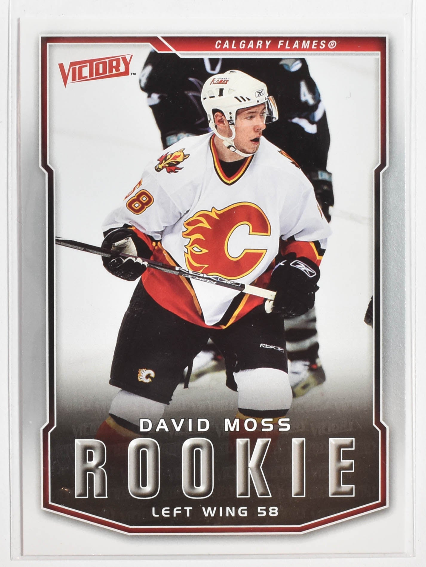 David Moss 217 Rookie Flames Victory Hockey 2007 Upper Deck