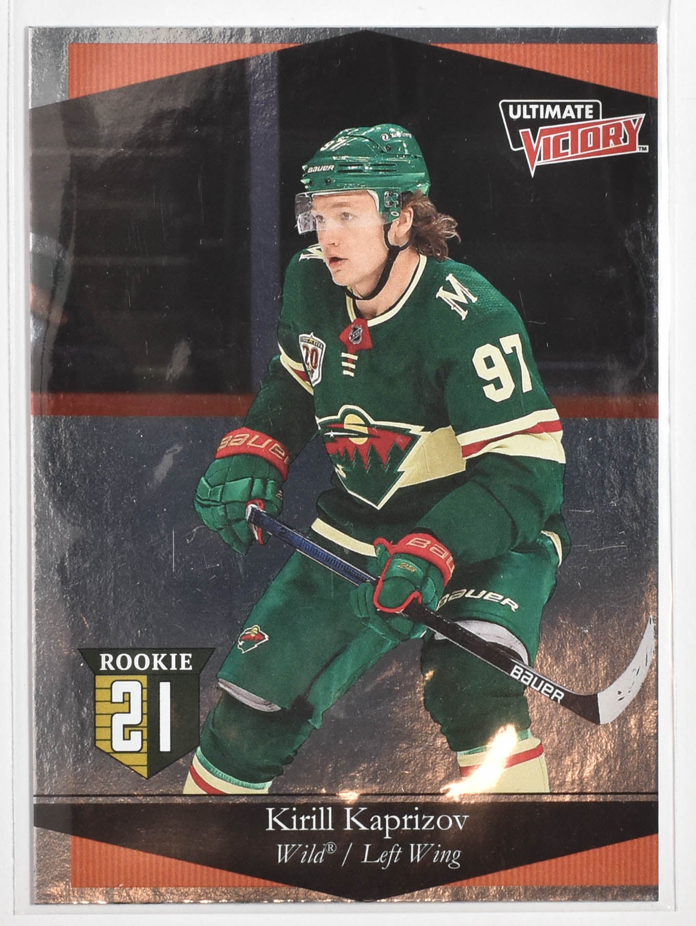 Kirill Kaprizov UV-35 Minnesota Wild Rookie 21 Victory Hockey 2007 Upper Deck