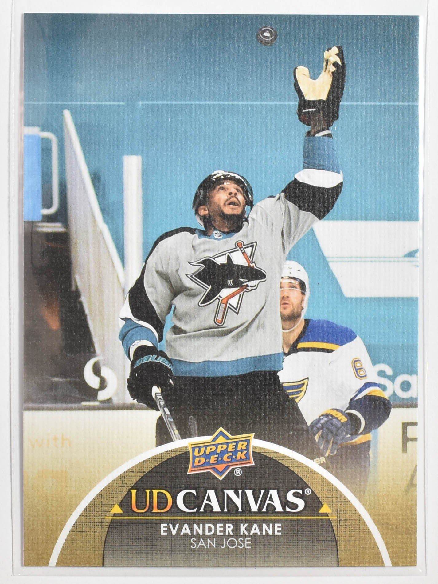 Evander Kane UD Canvas C67 Sharks Upper Deck NHL 2021-22 Series 1