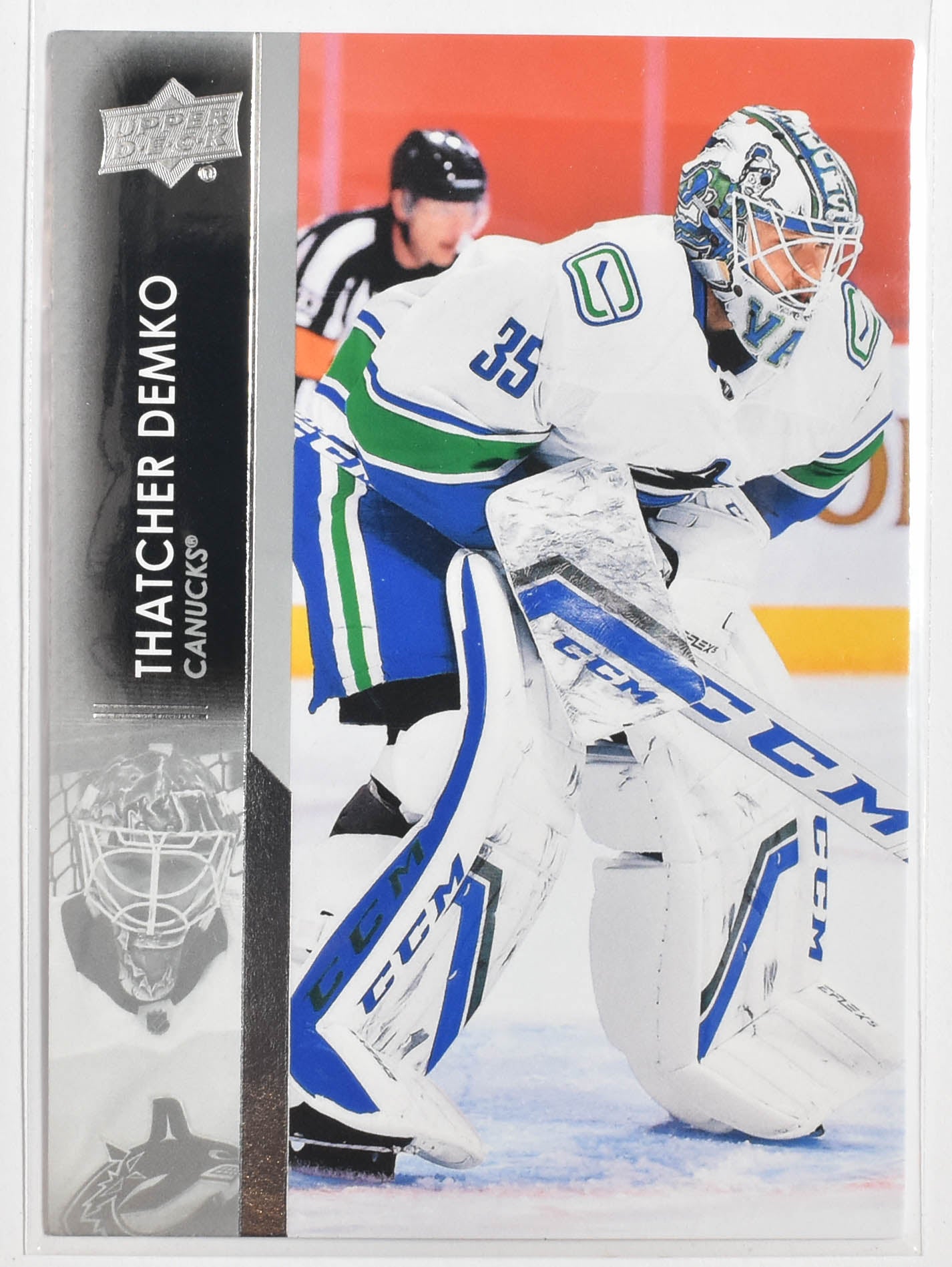 Thatcher Demko 173 Canucks Upper Deck NHL 2021-22 Series 1